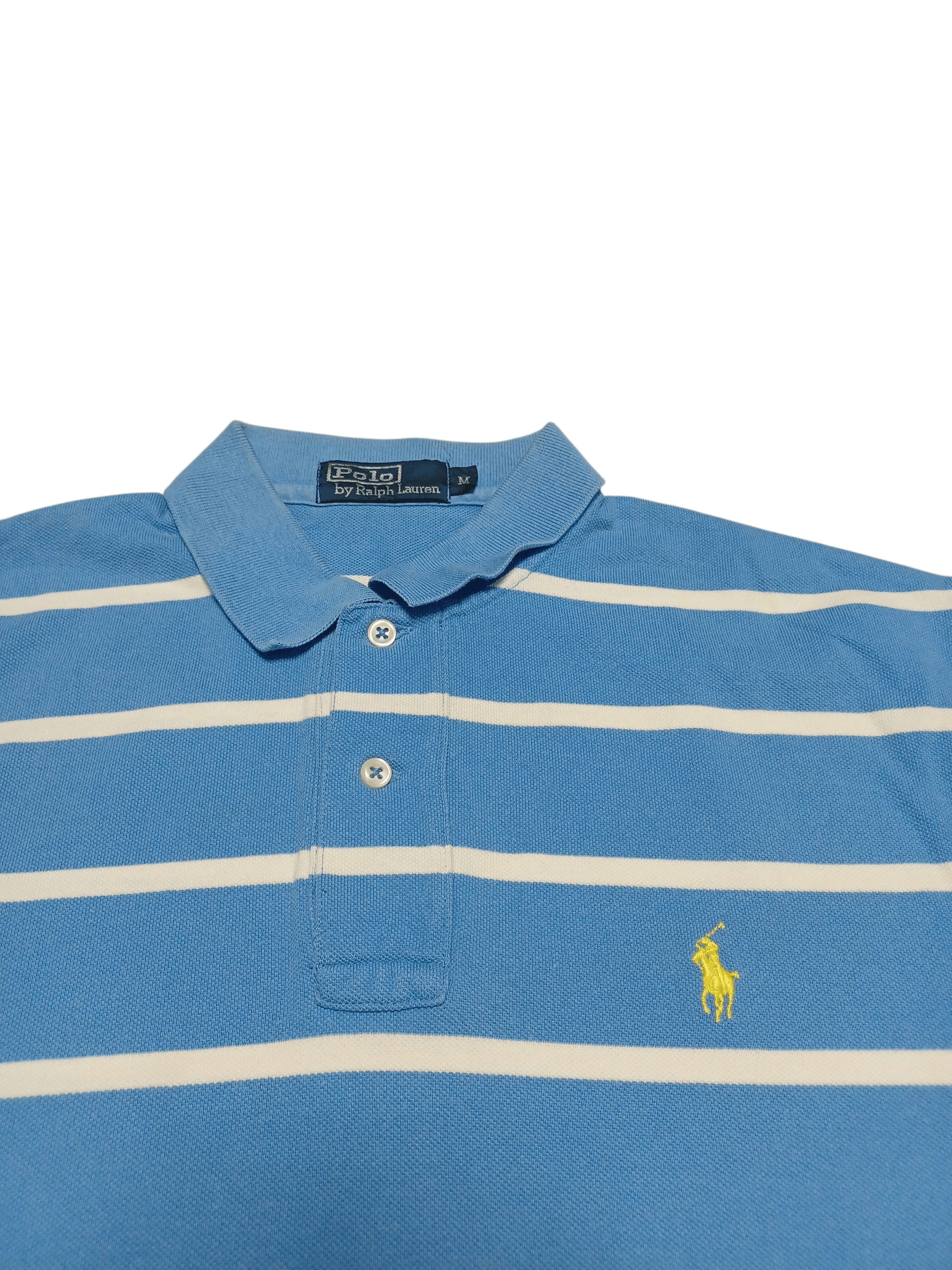 Polo Ralph Lauren POLO RALPH LAUREN VINTAGE LUXURY STRIPED POLO SHIRT Size US M / EU 48-50 / 2 - 2 Thumbnail
