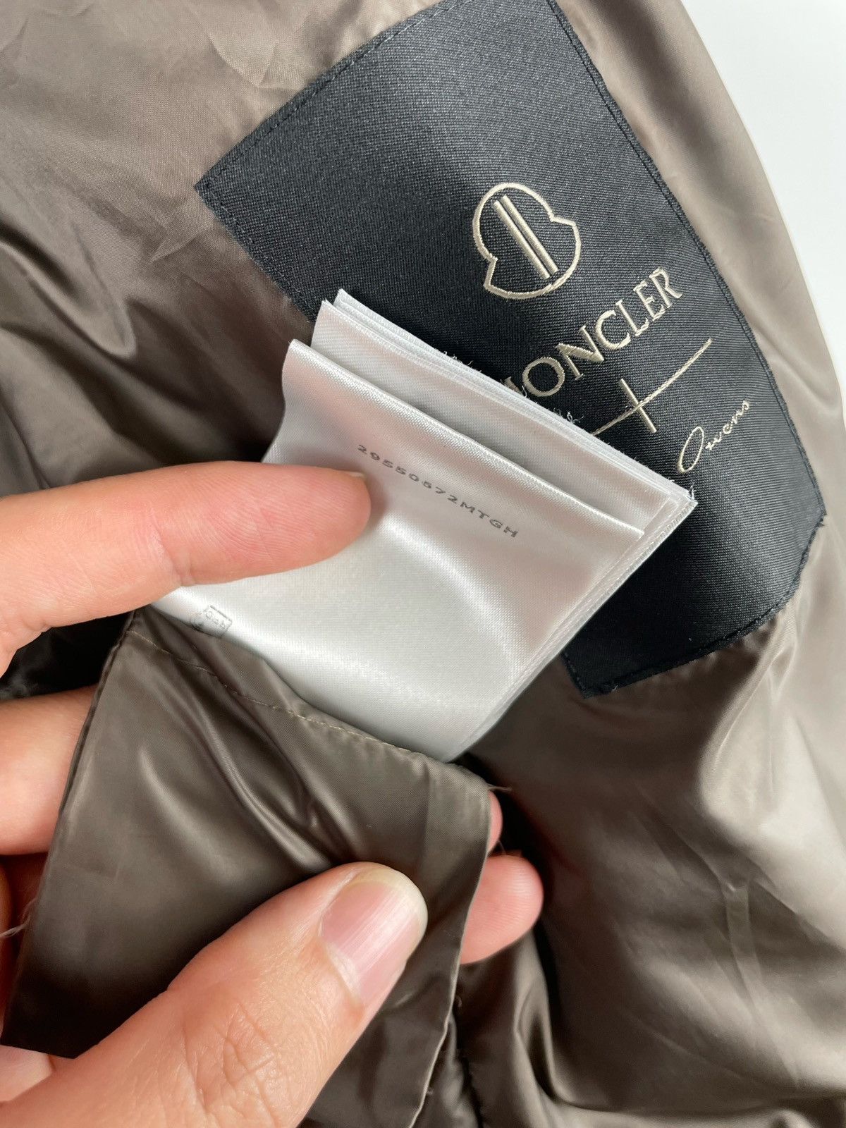 Moncler × Rick Owens Rick Owens x Moncler Back Zip Down Jacket Size US S / EU 44-46 / 1 - 7 Thumbnail