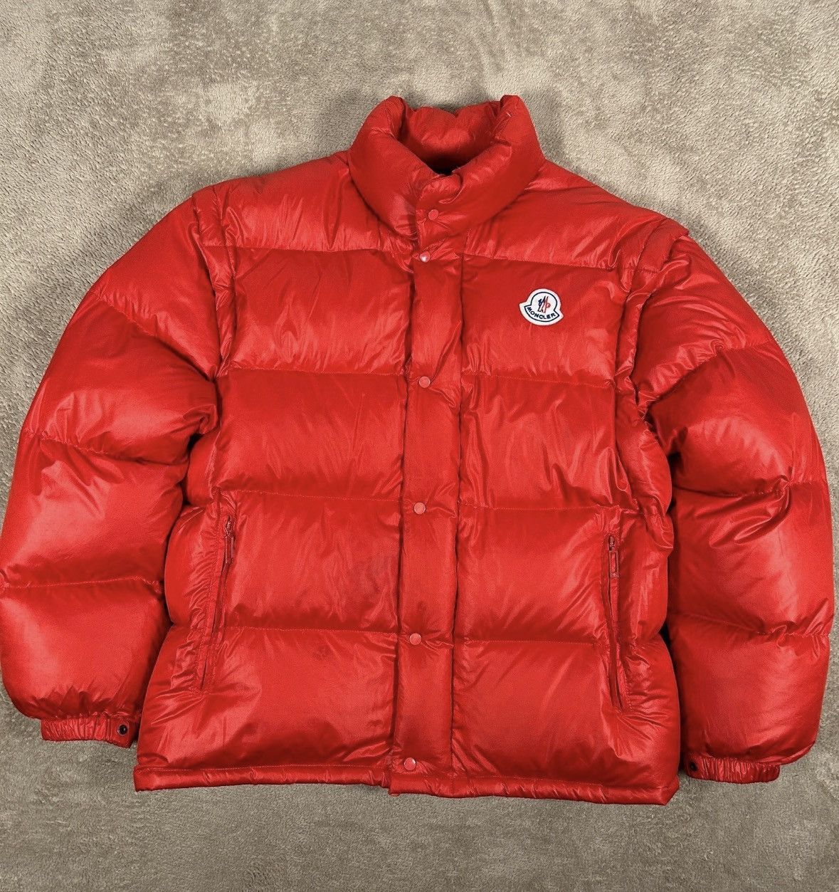 Moncler Grenoble vintage 2 in 1 puffer jacket