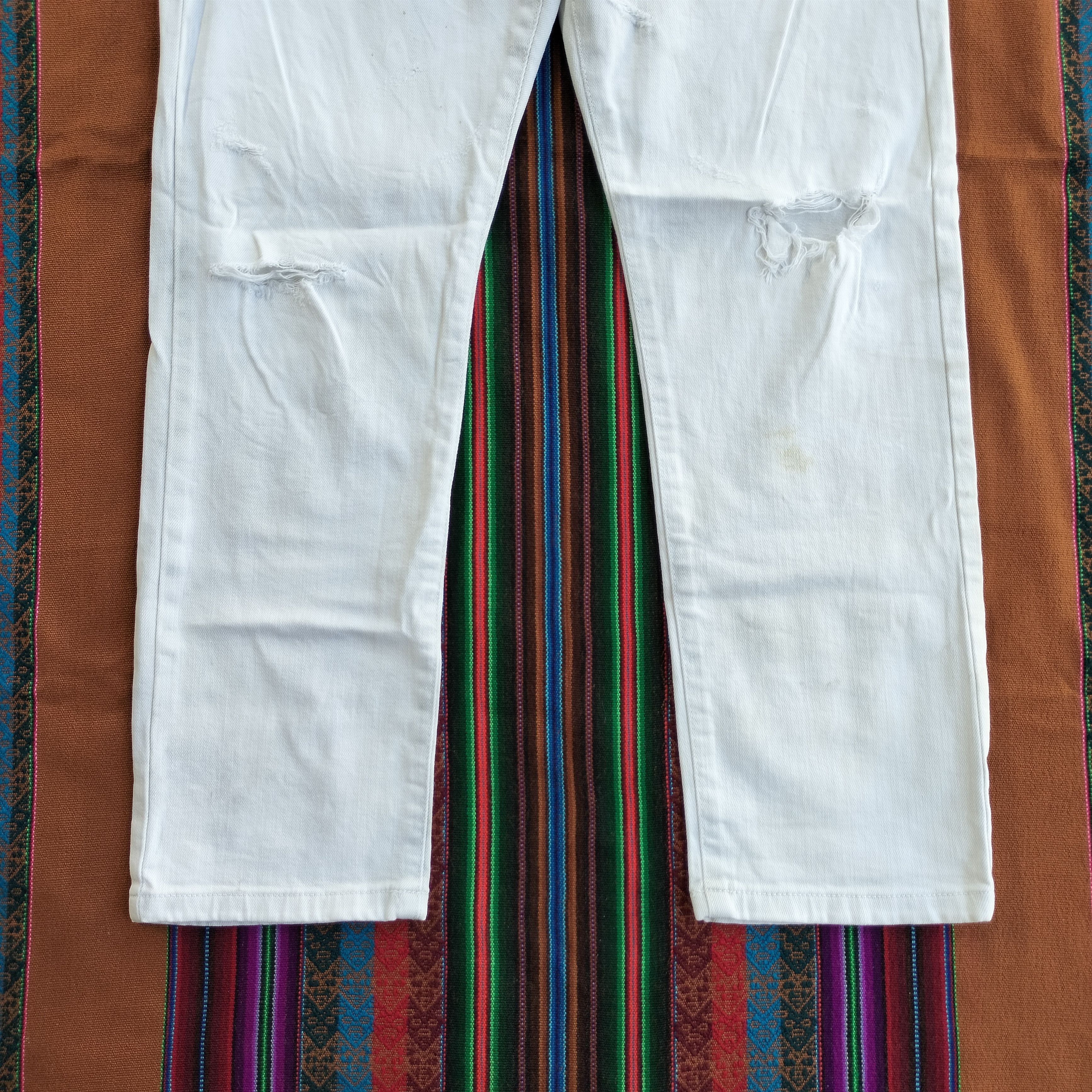 Tornado Mart Tornado Mart Japan ripped tapered denim Size US 30 / EU 46 - 4 Thumbnail