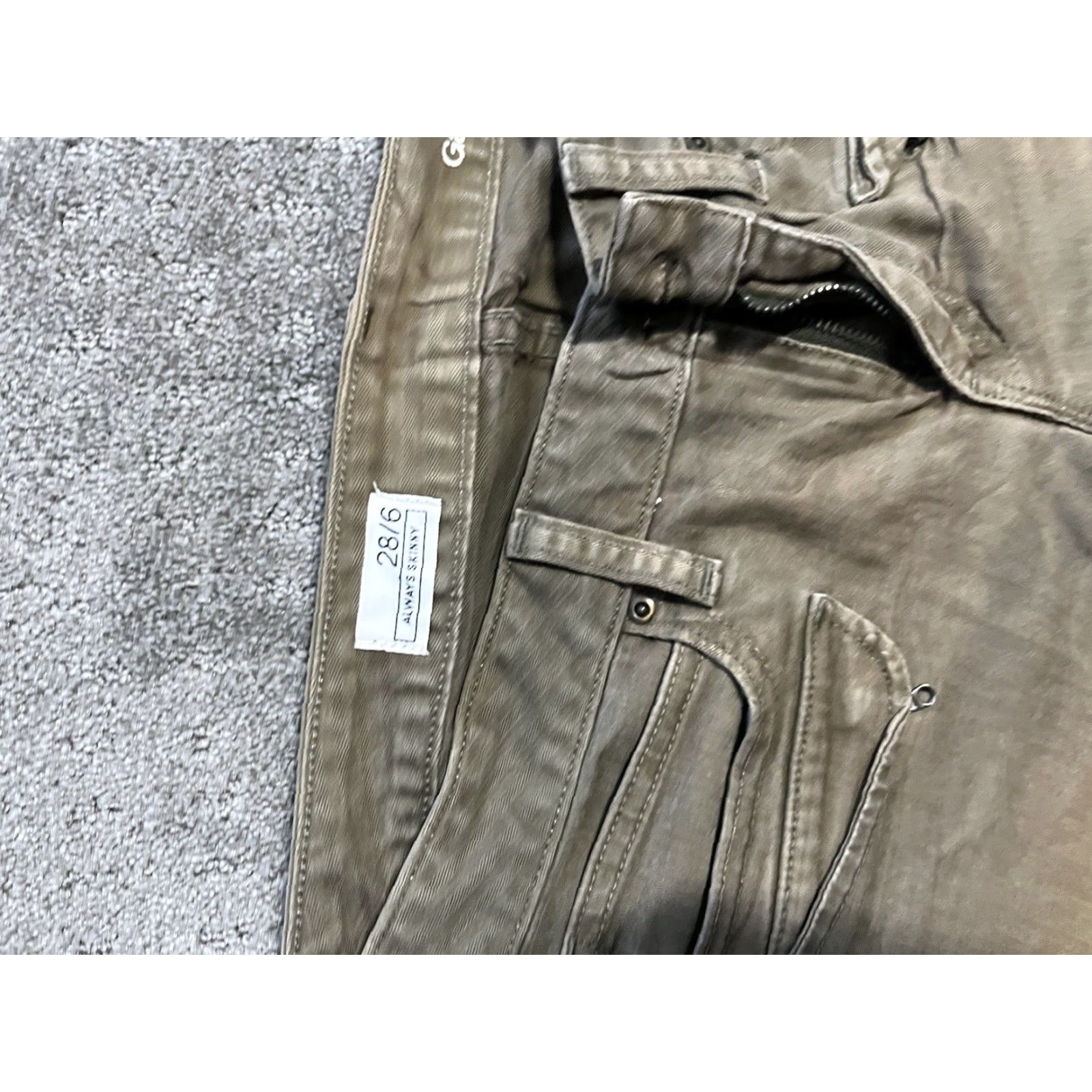 Gap Gap Always Skinny Jeans Womens 6 Denim Brown Medium Wash Cotton Blend Stretch 1969 Modern Womens Size 28" / US 6 / IT 42 - 5 Thumbnail