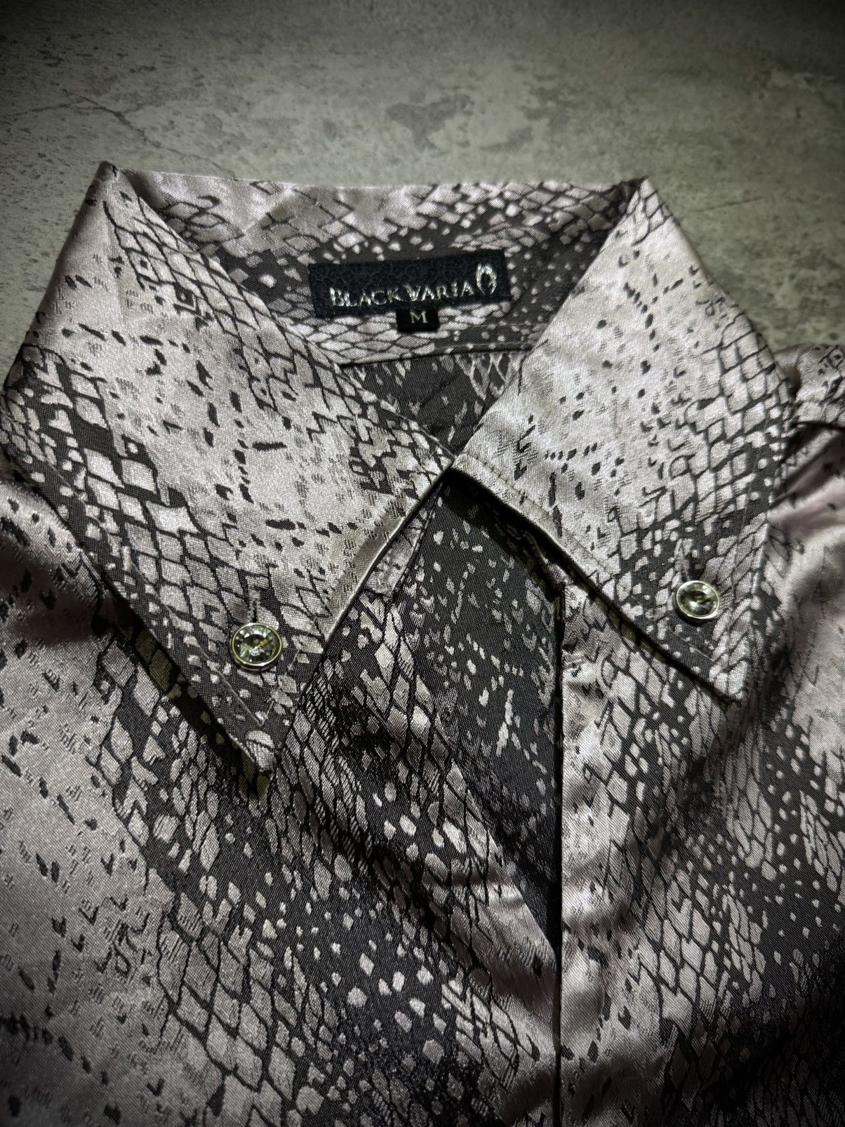 Hysteric Glamour Black Varia Japan snakeskin ifsixwasnine shirt Size US M / EU 48-50 / 2 - 3 Thumbnail
