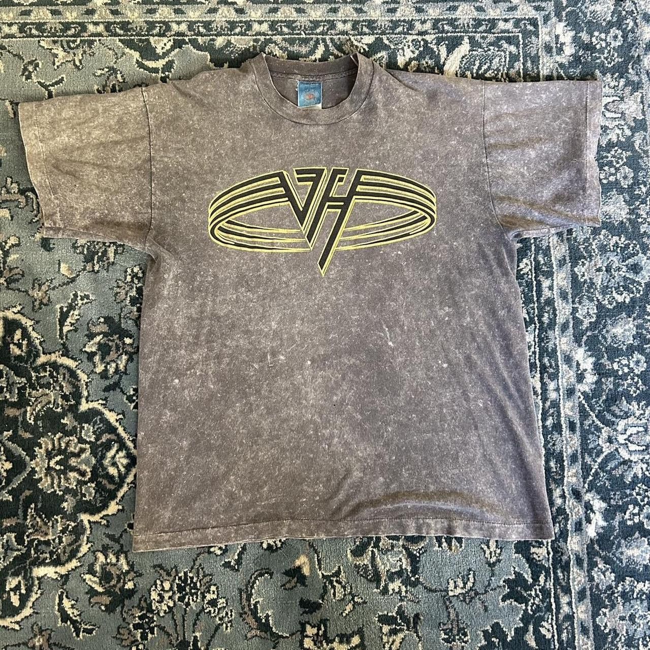 Vintage 1995 Van Halen Tour T-Shirt Size US M / EU 48-50 / 2 - 2 Thumbnail