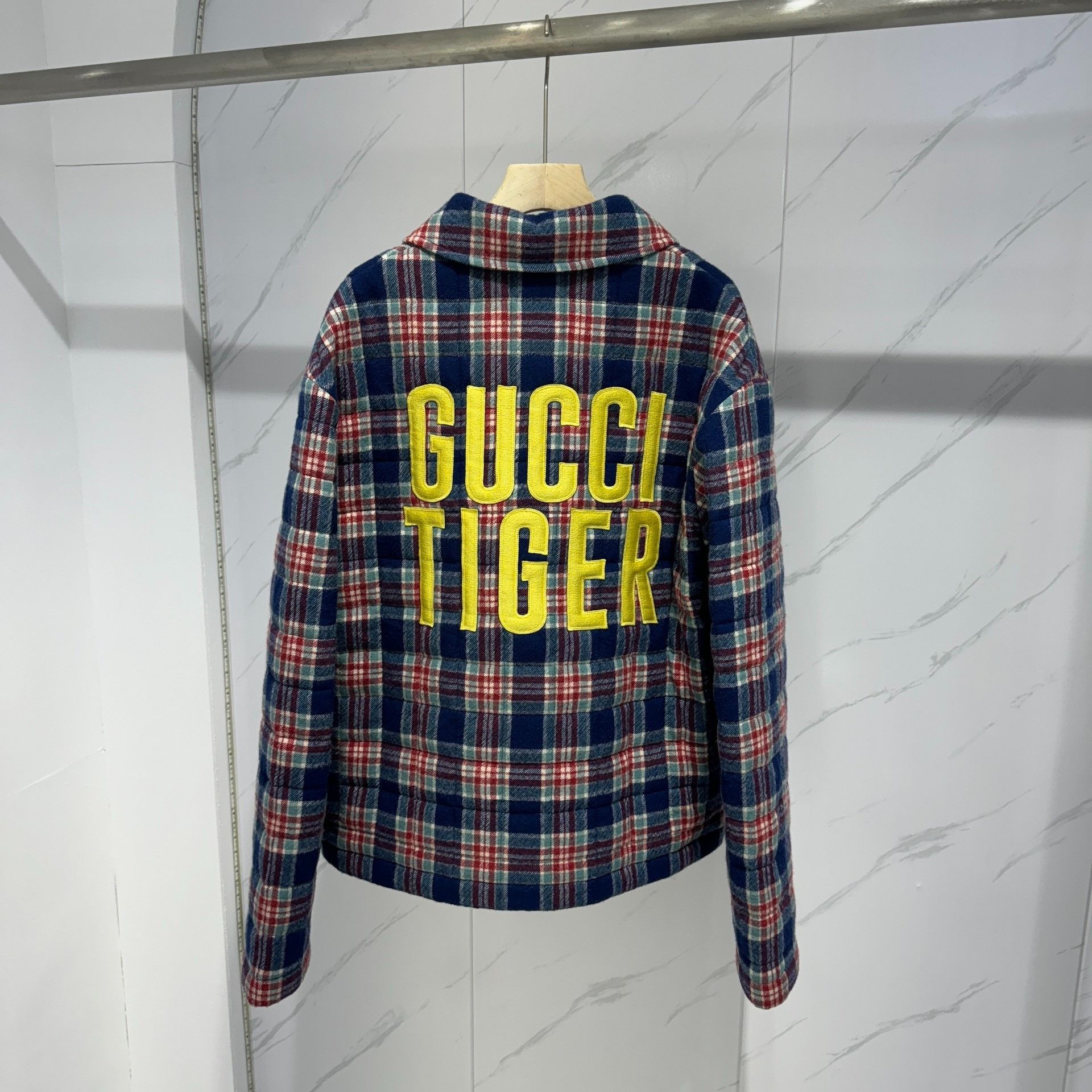 Gucci Gucci plaid wool coat Size US M / EU 48-50 / 2 - 2 Thumbnail