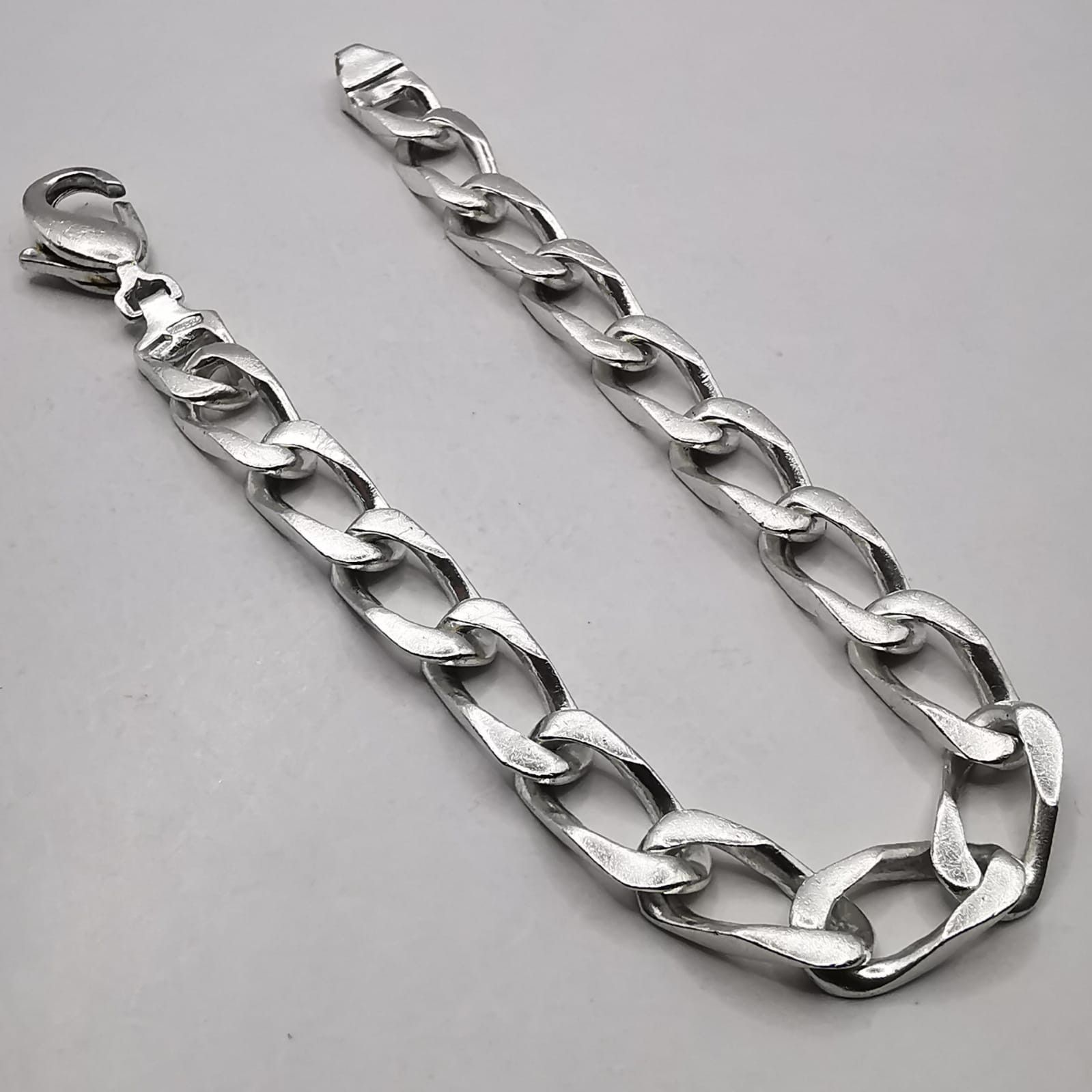 Sterling Silver Vintage Bracelet Jewelry,925 Sterling Silver,Handmade 19,27g Size ONE SIZE - 7 Thumbnail