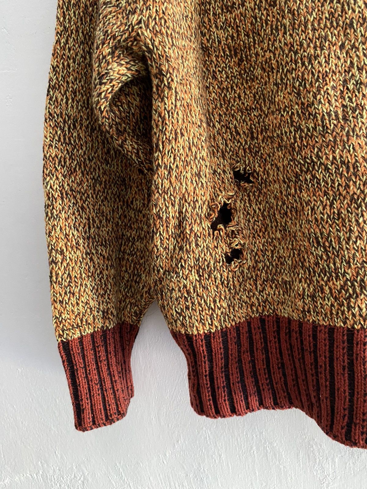 Marni × Uniqlo Marni x uniqlo wool knit distressed cut out zip hoodie Size US S / EU 44-46 / 1 - 10 Thumbnail