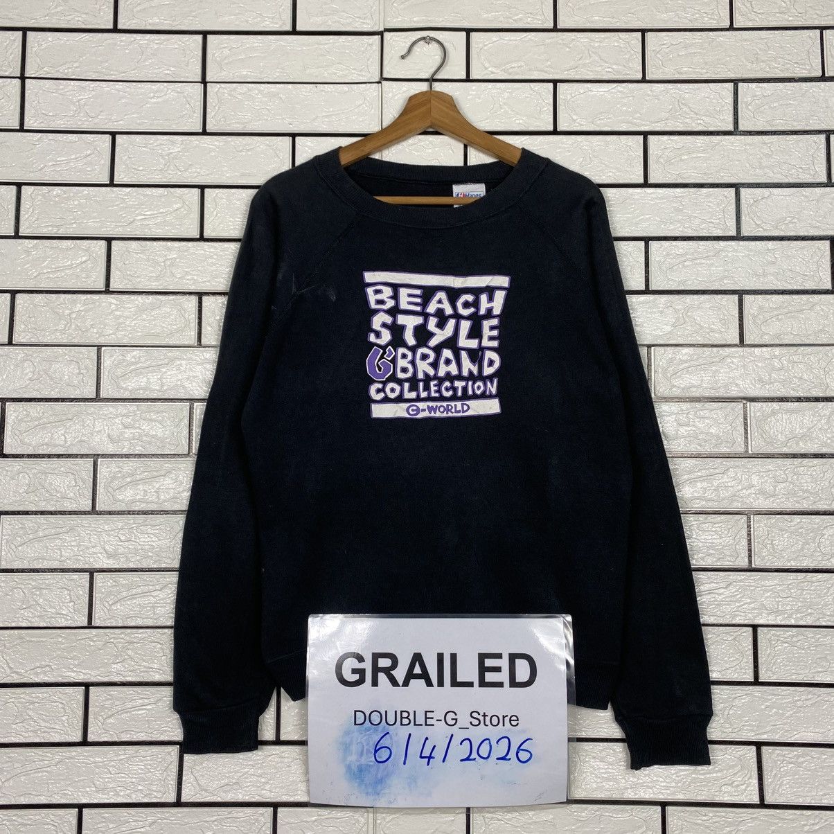 Vintage Vintage Sweatshirt Surf Vibe Beach Style L'Brand G Brand USA Size US M / EU 48-50 / 2 - 1 Thumbnail