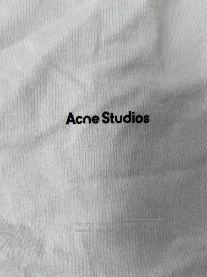 Acne Studios Acne Studios Letter embroidery round-neck loose T-shirt, w Size US S / EU 44-46 / 1 - 3 Thumbnail