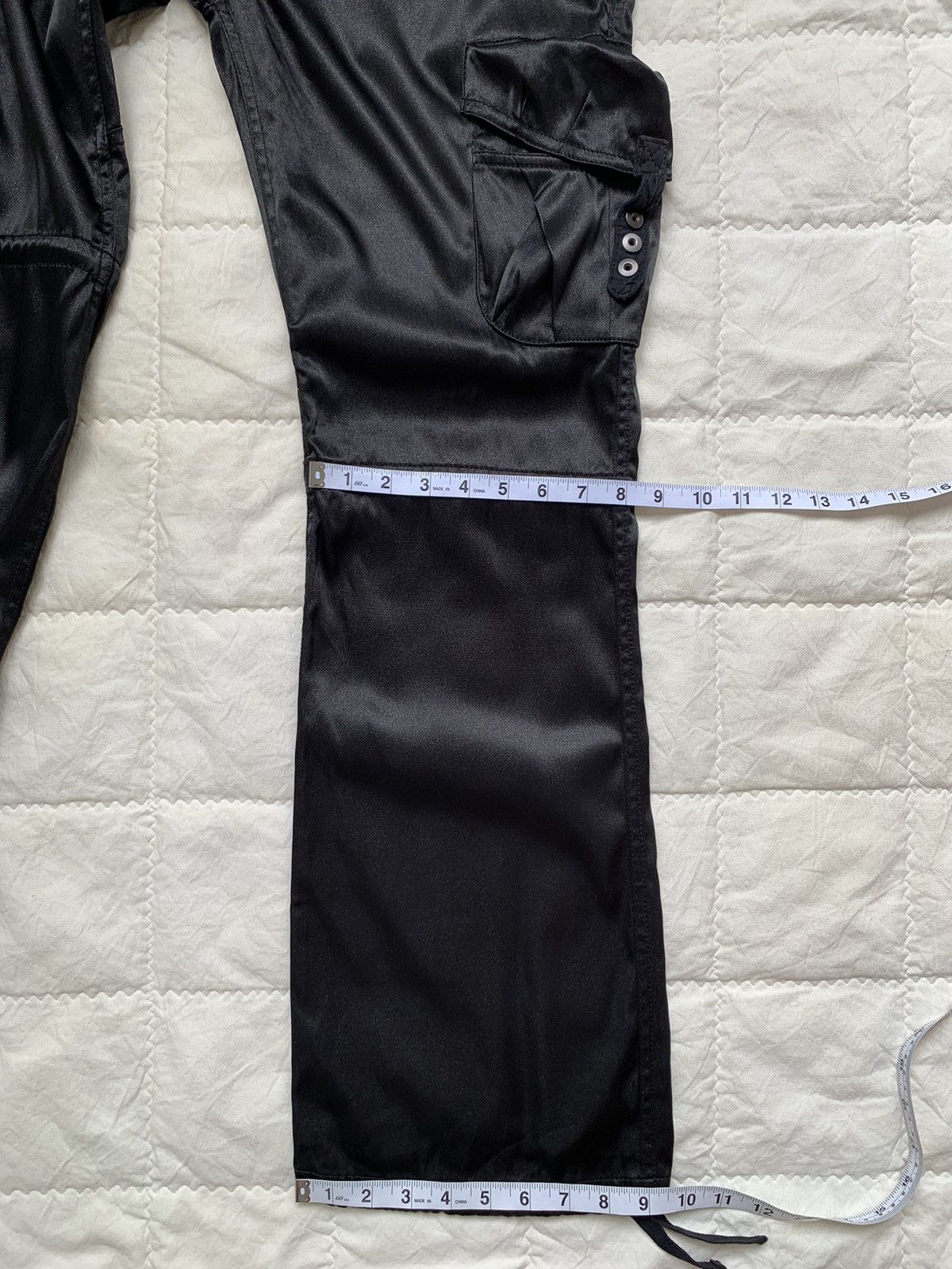 Japanese Brand 2000s Civarize Gasmask Glitter Cargo Flared Pant Size US 32 / EU 48 - 13 Thumbnail