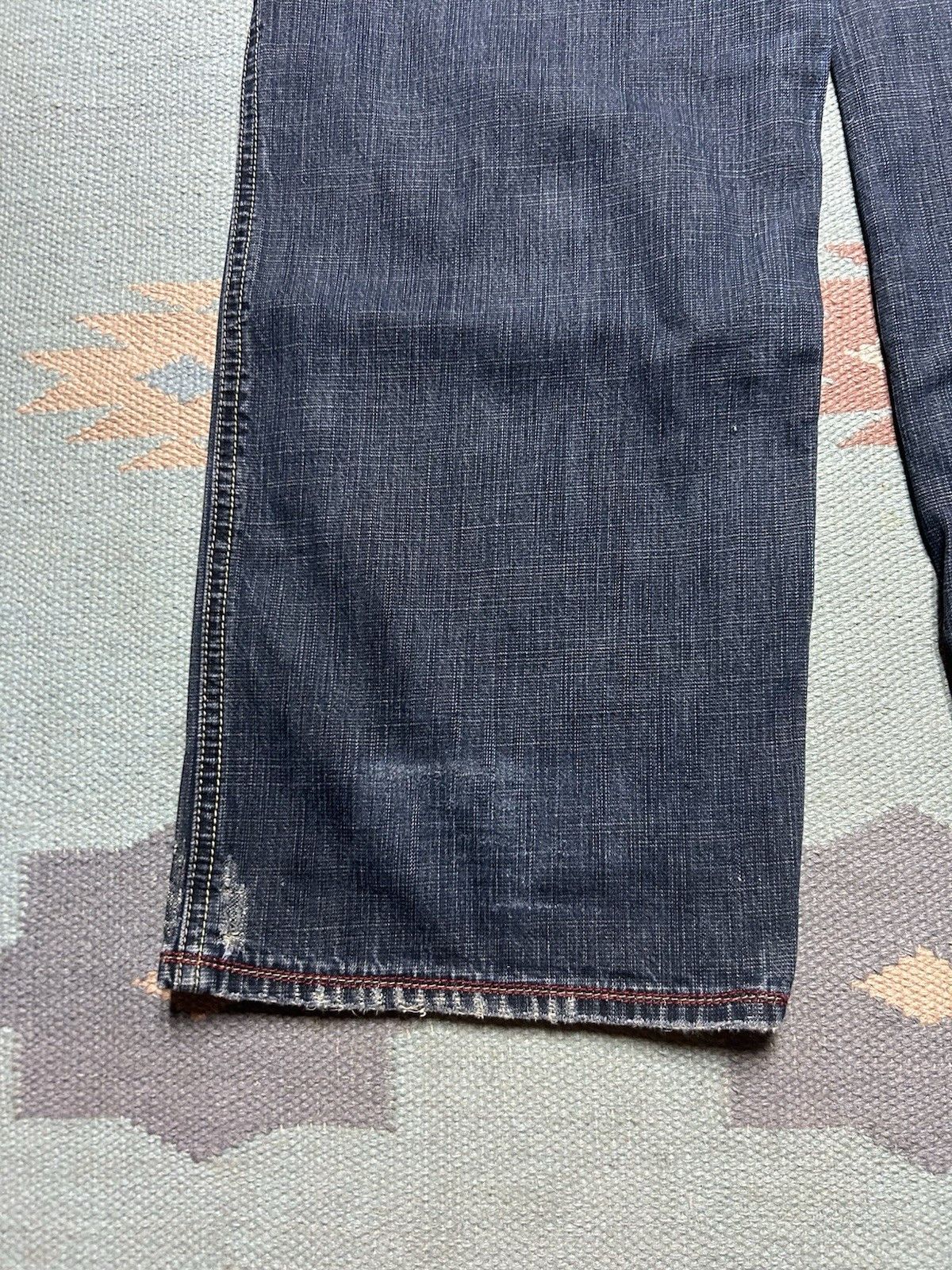 Vintage Vtg y2k baggy jeans ecko unltd embroidered wide skater 33x32 Size US 33 - 2 Thumbnail