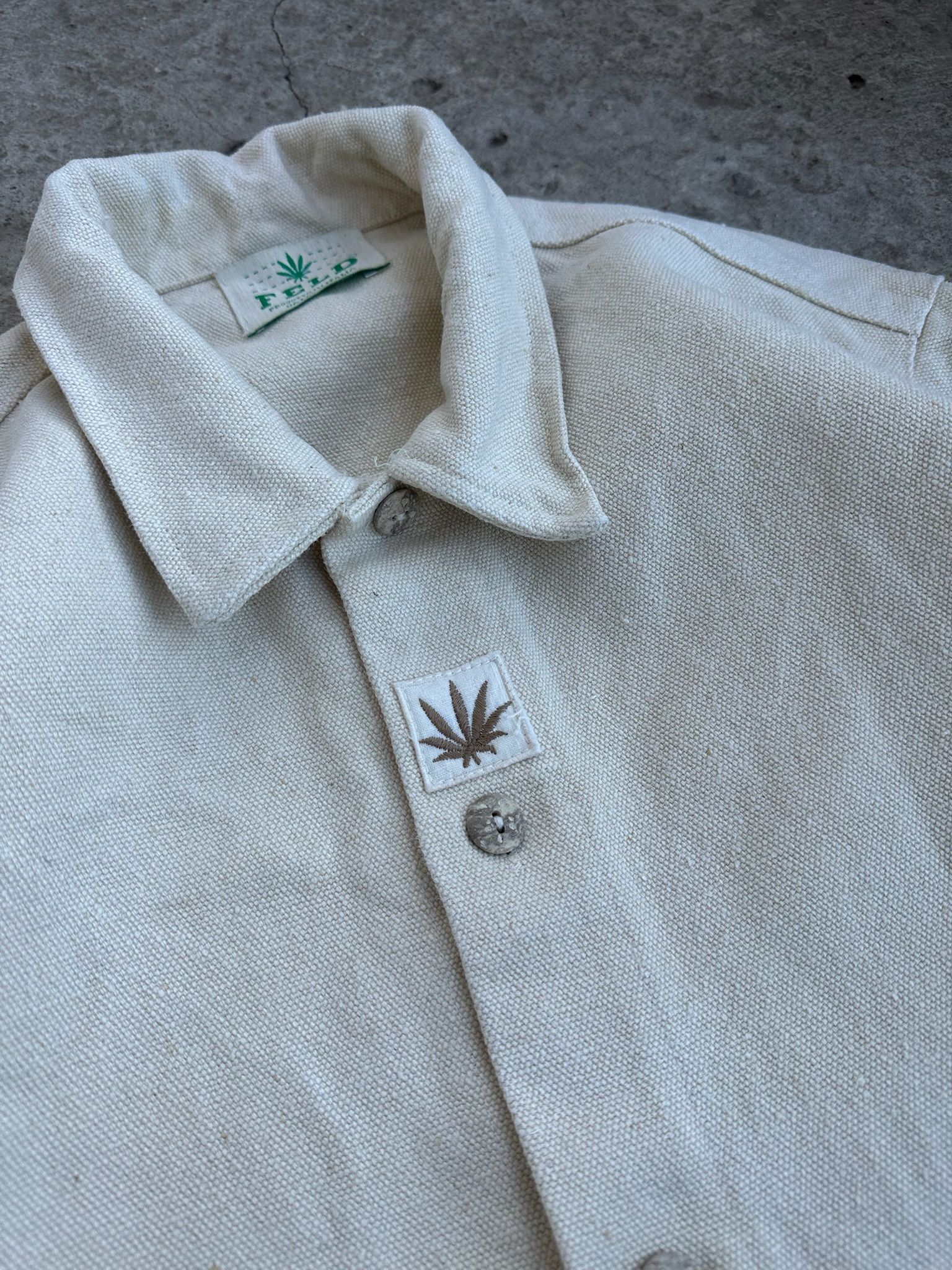 Vintage Vintage 90s Hemp Weed Logo work chore Jacket Size US M / EU 48-50 / 2 - 12 Thumbnail