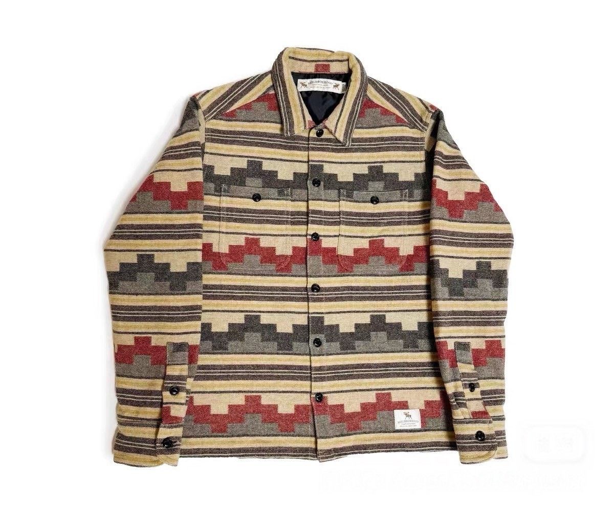 Neighborhood NEIGHBORHOOD Wool Rug Shirt Jacket Size US M / EU 48-50 / 2 - 1 Thumbnail
