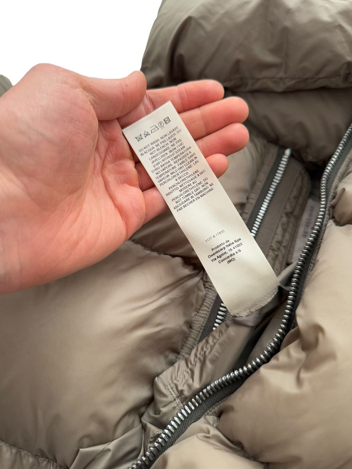 Rick Owens RARE Gethsemane Babel Mountain Cropped Puffer Duvet Size US M / EU 48-50 / 2 - 8 Thumbnail