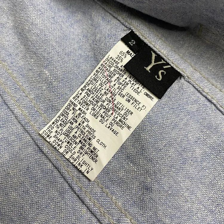 Yohji Yamamoto Y's X Rokx Yohji yamamoto cotton linen chore jacket Size US S / EU 44-46 / 1 - 8 Thumbnail