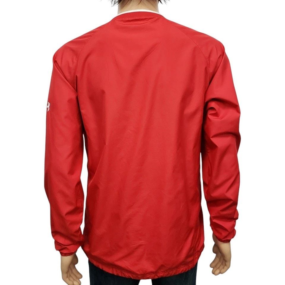 Under Armour UNDER ARMOUR Baseball Jacket Windbreaker Pullover Top Mesh Size US M / EU 48-50 / 2 - 9 Thumbnail