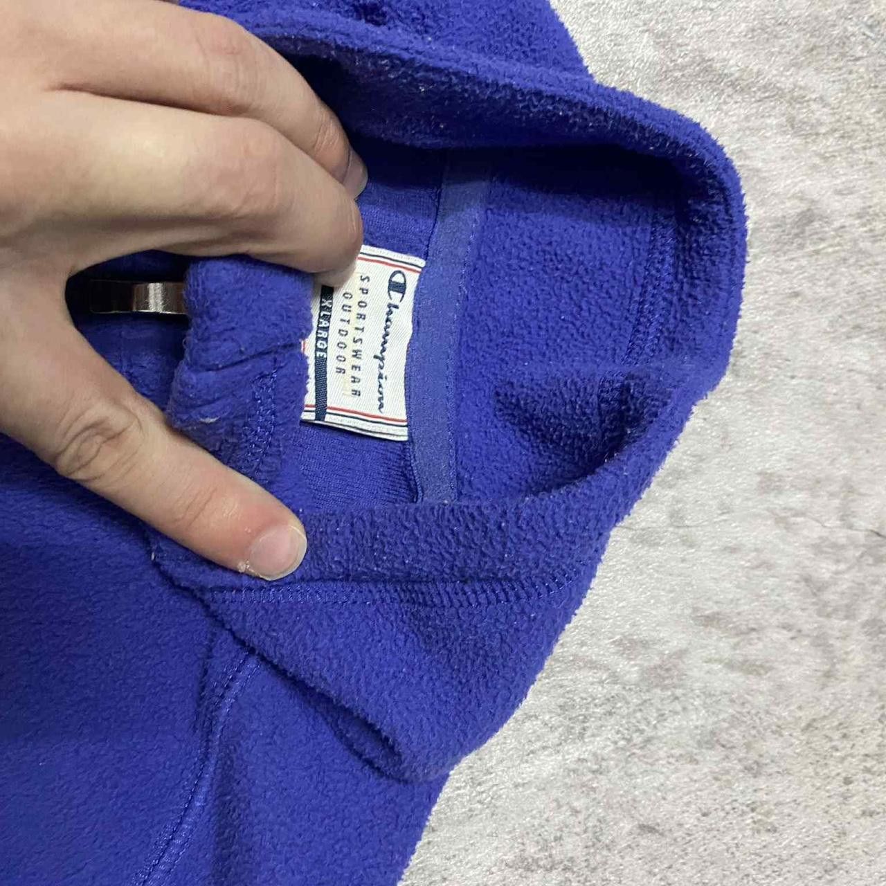 Champion Blue Champion quarter zip sweatshirt #sweatshirt Size US XL / EU 56 / 4 - 3 Thumbnail