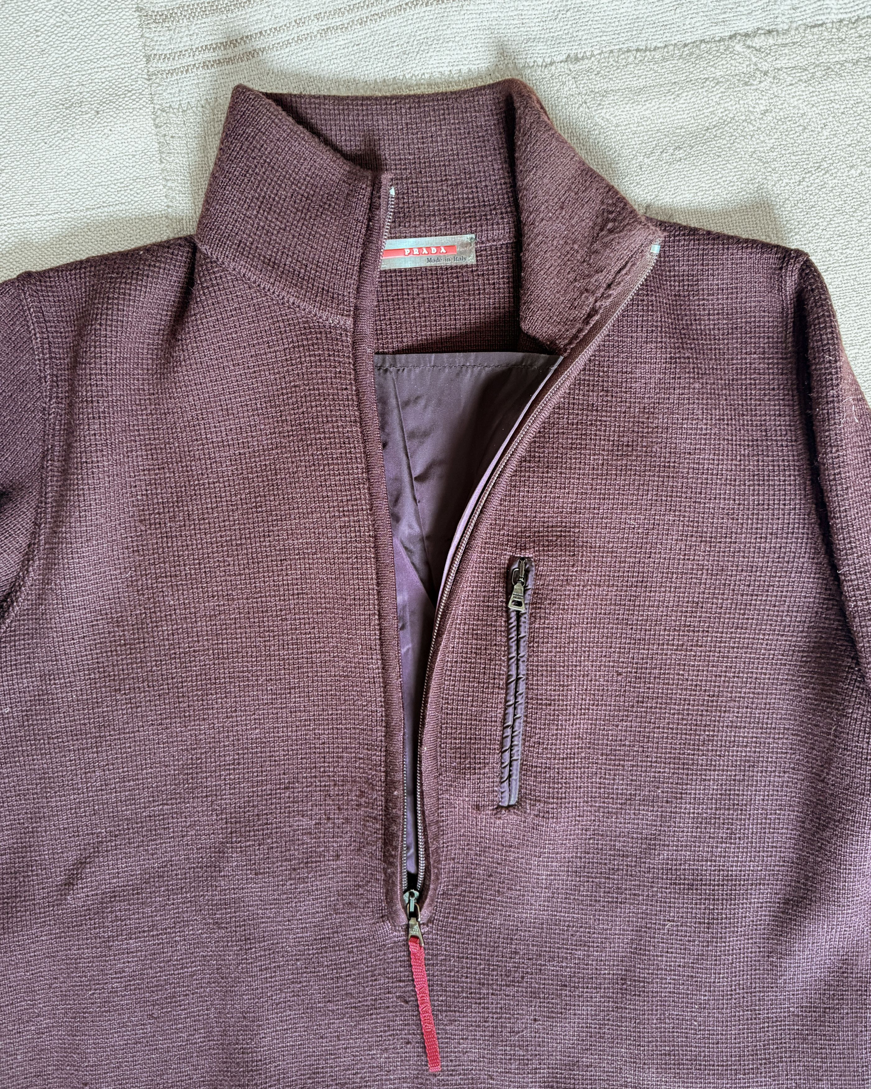 Prada PRADA SPORT ZIP-UP SWEATER Size US L / EU 52-54 / 3 - 4 Thumbnail