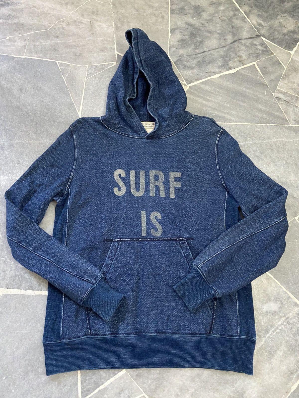 Japanese Brand Remi Relief Indigo Surf Hoodie Size US M / EU 48-50 / 2 - 2 Thumbnail