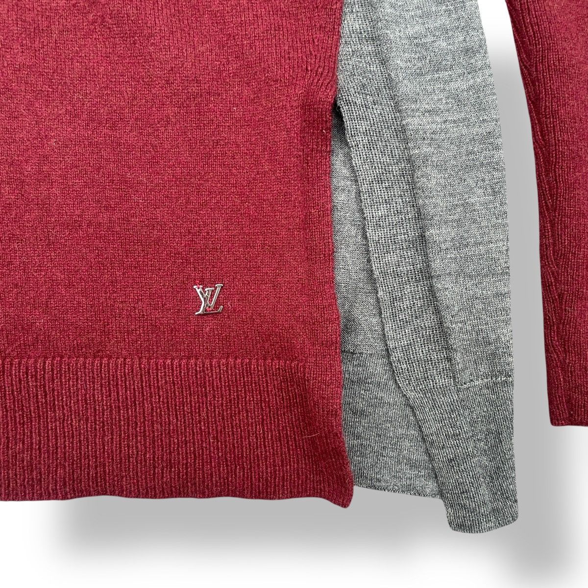 Louis Vuitton Louis Vuitton Vintage Trompe L'Oeil Pullover Cardigan Wool Size L / US 10 / IT 46 - 6 Thumbnail