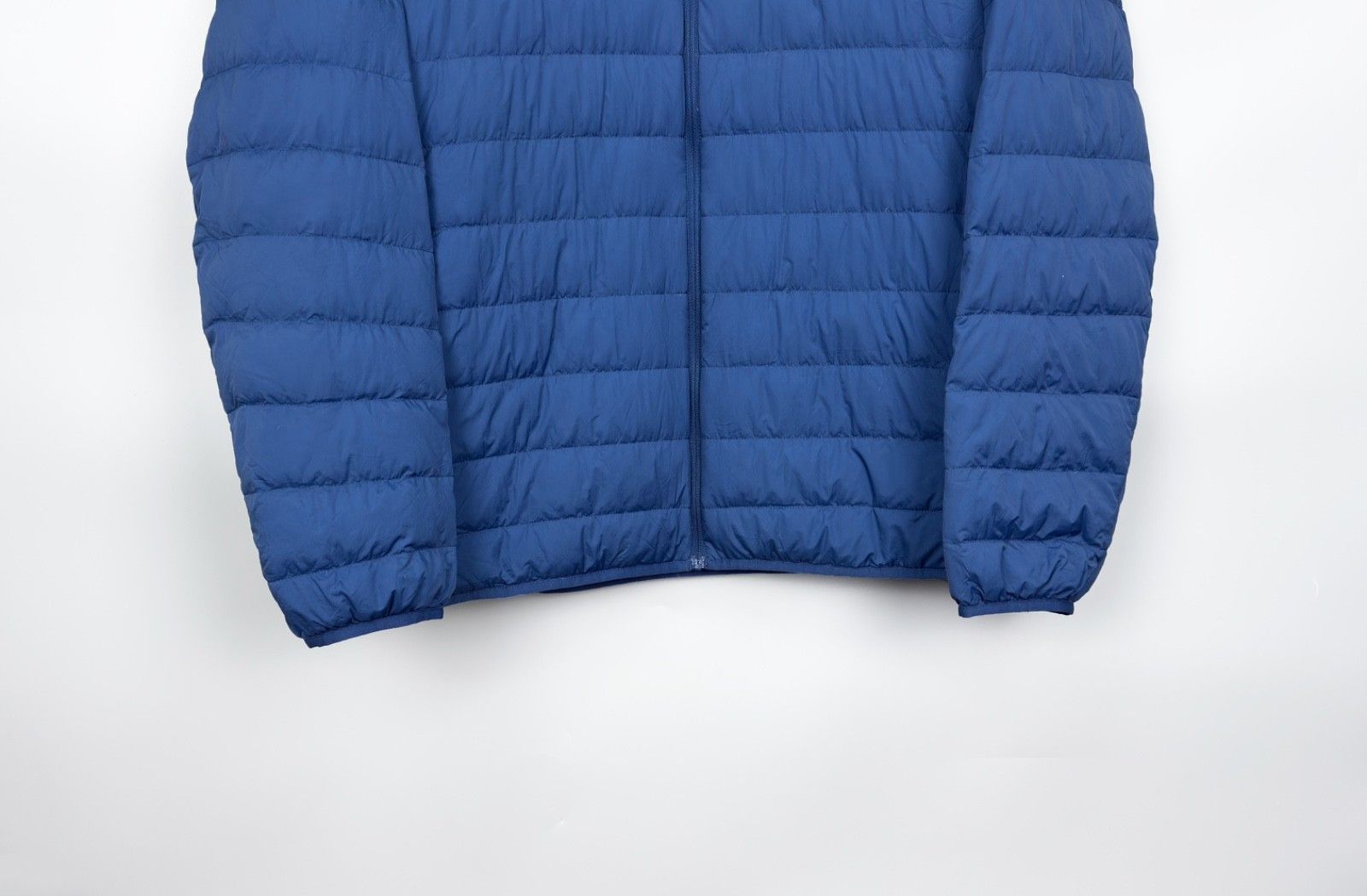 Uniqlo UNIQLO Nylon Ultra Light Puffer Down Blue Jacket Size US XL / EU 56 / 4 - 3 Thumbnail