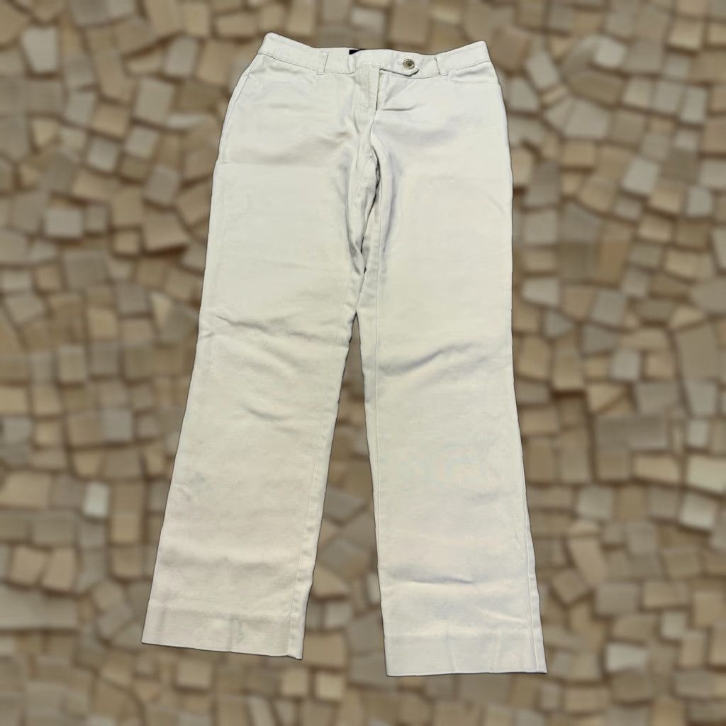Jones New York Jones New York Pants Women's Size 2 Tan Straight Leg Light Wash Mid Rise Beige Regular Inseam 25 in Ankle Stretch Mens? Size 26" / US 2 / IT 38 - 1 Thumbnail
