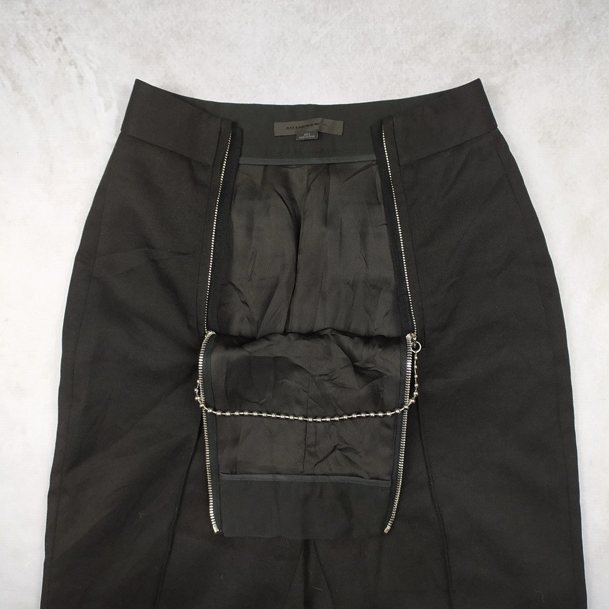 Alexander Wang FW15 Alexander Wang Gothic Ball Chain Wool Trouser Size 25" / US 0 / IT 36 - 7 Thumbnail