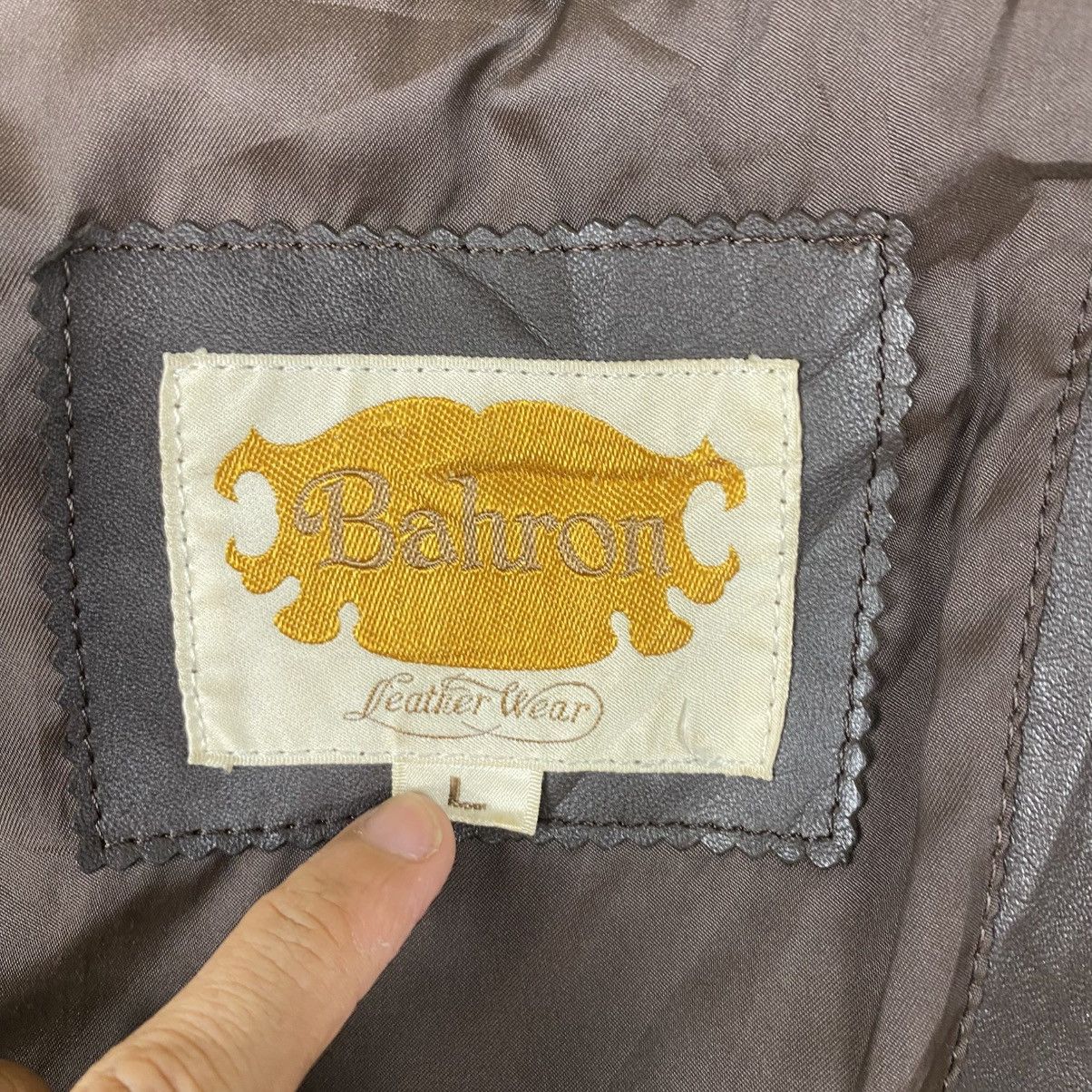 Japanese Brand 💥80s BAHRON TYPE G1 LEATHER JACKET Size US L / EU 52-54 / 3 - 9 Thumbnail