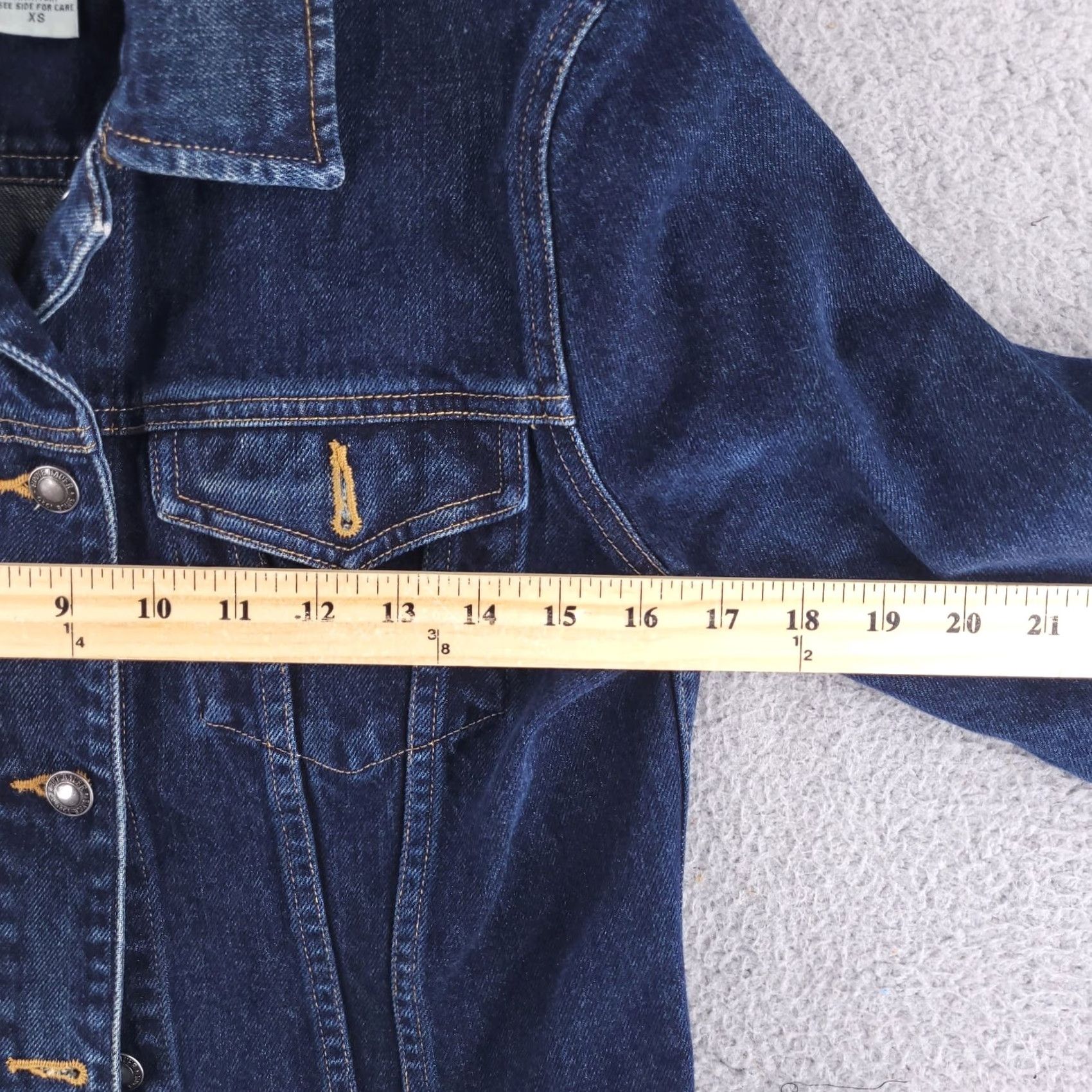 Eddie Bauer Eddie Bauer Jacket Womens XS Blue Denim Bomber Oversized Cotton Jeans Vintage: No Womens XS Blue Denim Bomber Jacket Oversized Eddie Bauer Size 26" / US 2 / IT 38 - 6 Thumbnail