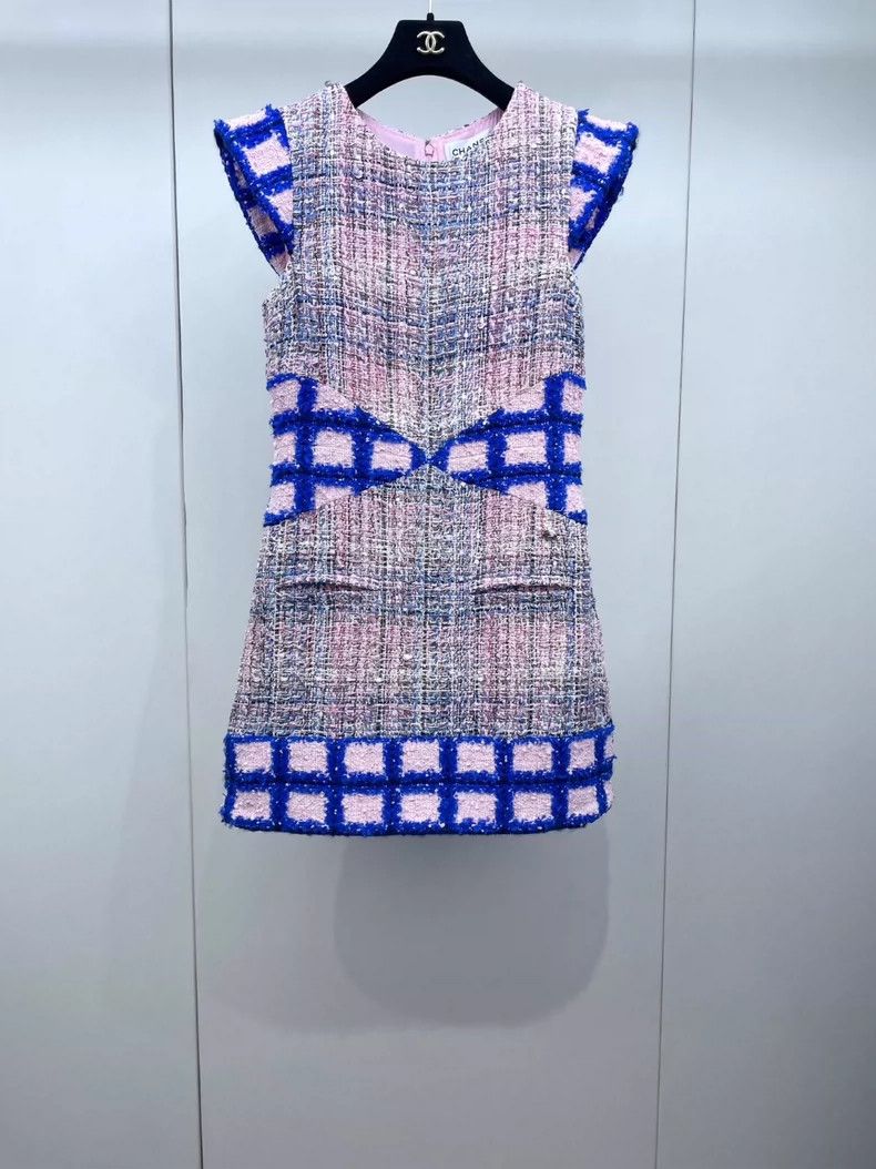 Chanel Chanel Waterfall Series Absolute Woven Dress 2504-Nextarrow Size XS / US 0-2 / IT 36-38 - 1 Thumbnail