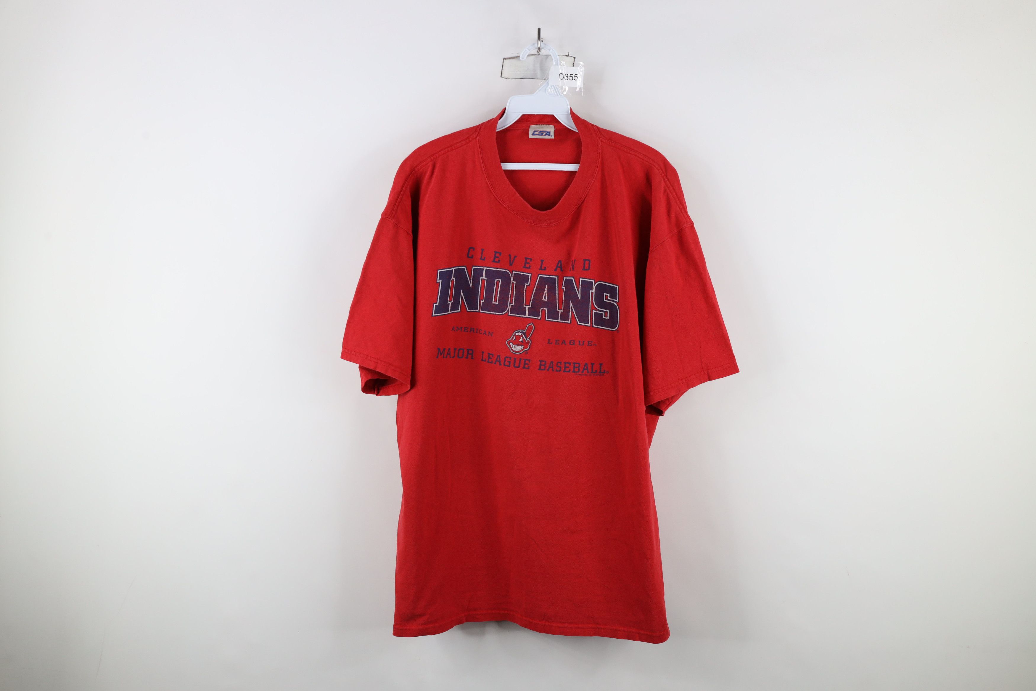 Vintage Vintage Y2K 2006 Wahoo Cleveland Indians Baseball T-Shirt Size US XXL / EU 58 / 5 - 1 Thumbnail