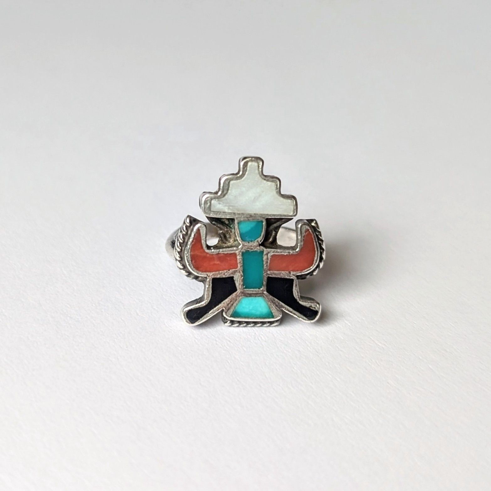 Other Vintage ring sterling silver Native American Knifewing Size ONE SIZE - 1 Thumbnail