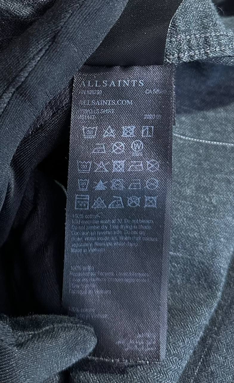 Allsaints Allsaints dark plaid shirt buttons cotton Size US XL / EU 56 / 4 - 8 Thumbnail
