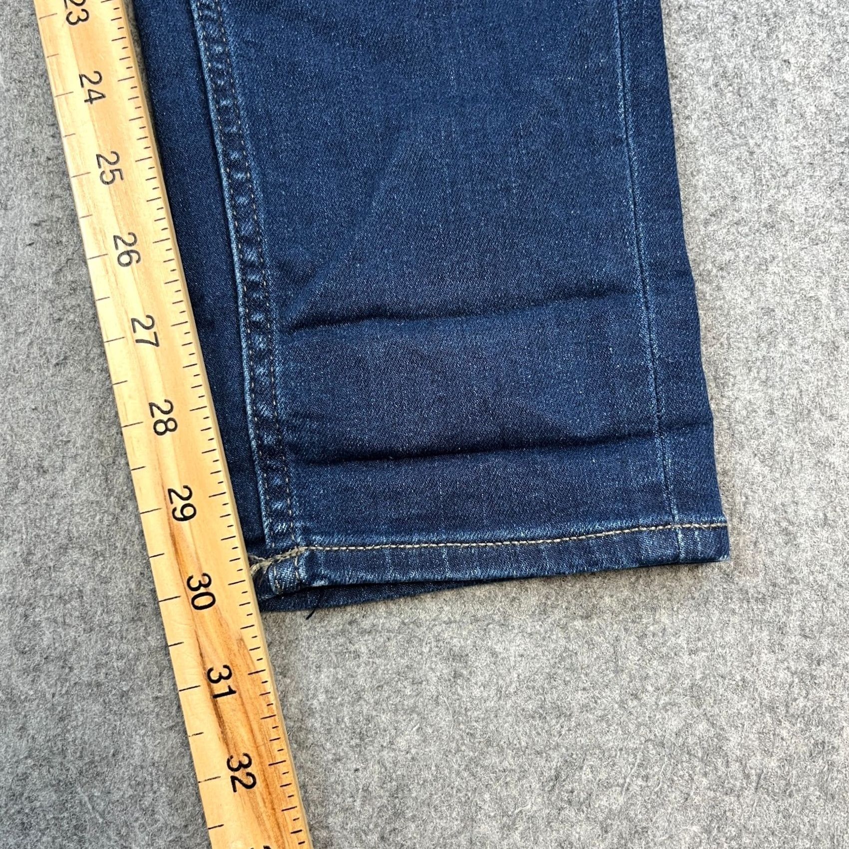 Tommy Hilfiger Tommy Hilfiger Womens Jeans Slim Skinny 32 12 Dark Blue Stretch Denim Slimming Pockets 5-Pocket Design Jeans Tailored Regular Size 34" / US 12 / IT 48 - 4 Thumbnail