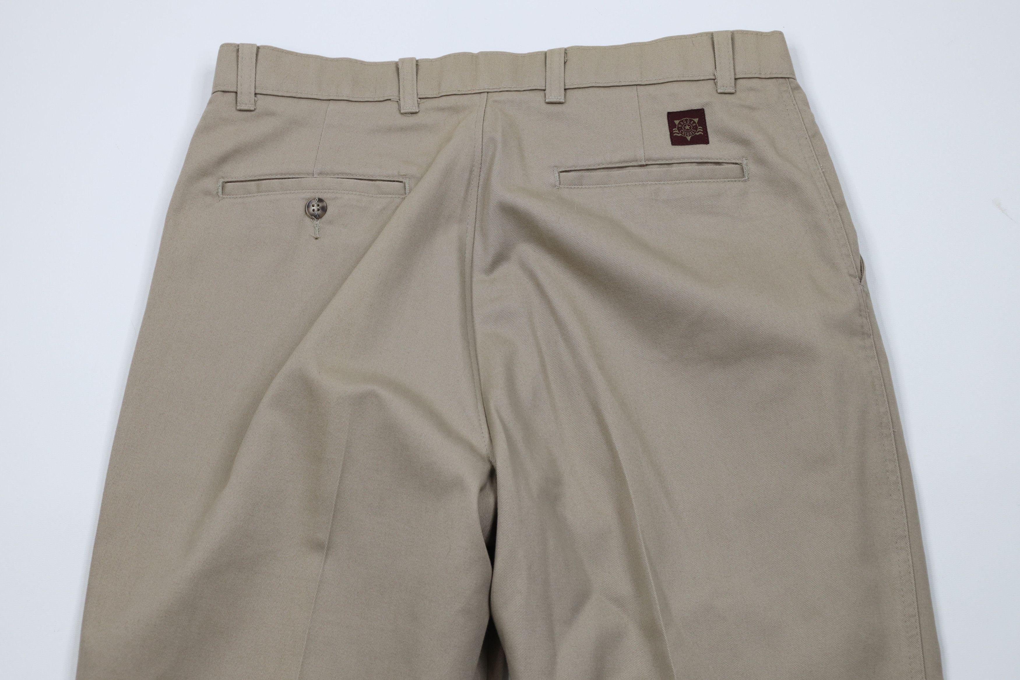 Vintage Vintage 90s Streetwear Straight Leg Chino Pants Beige Cotton Size US 34 / EU 50 - 8 Thumbnail