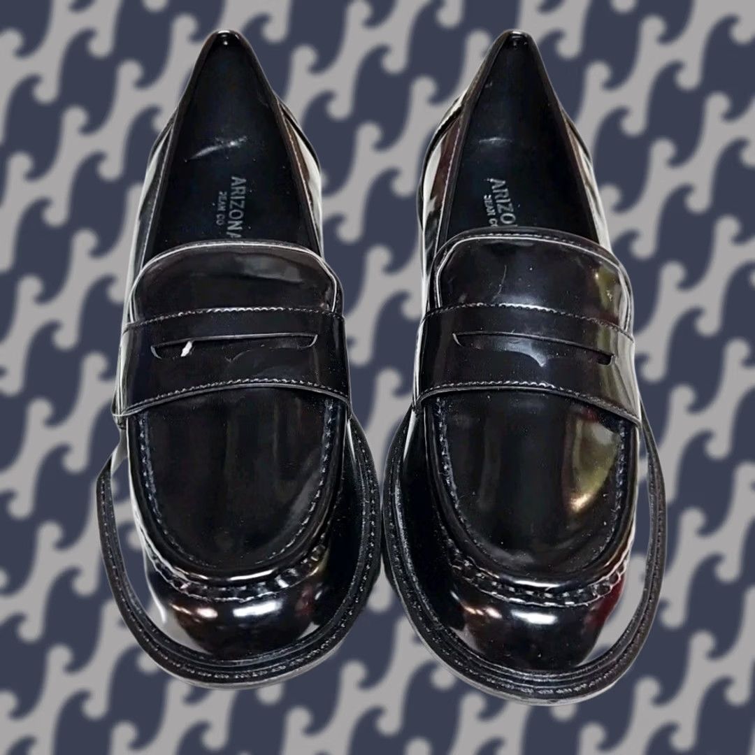 Vintage VINTAGE: NoArizona Jean Co Lillie Black Patent Loafers Womens 11M Slip On Lug Sole Chunky Patent Finish Preppy Minimalist Classic Casual Size 32" / US 10 / IT 46 - 1 Thumbnail