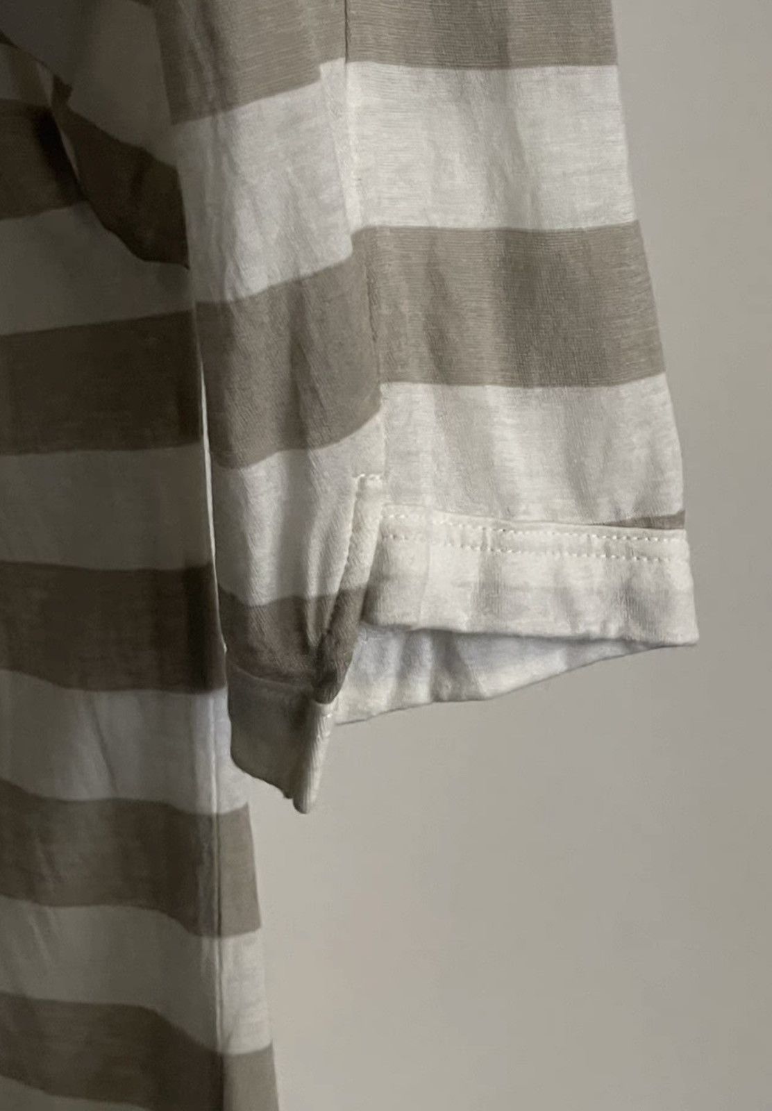 Yohji Yamamoto yohji Yamamoto｜Striped patchwork bottoming shirt Size US L / EU 52-54 / 3 - 4 Thumbnail