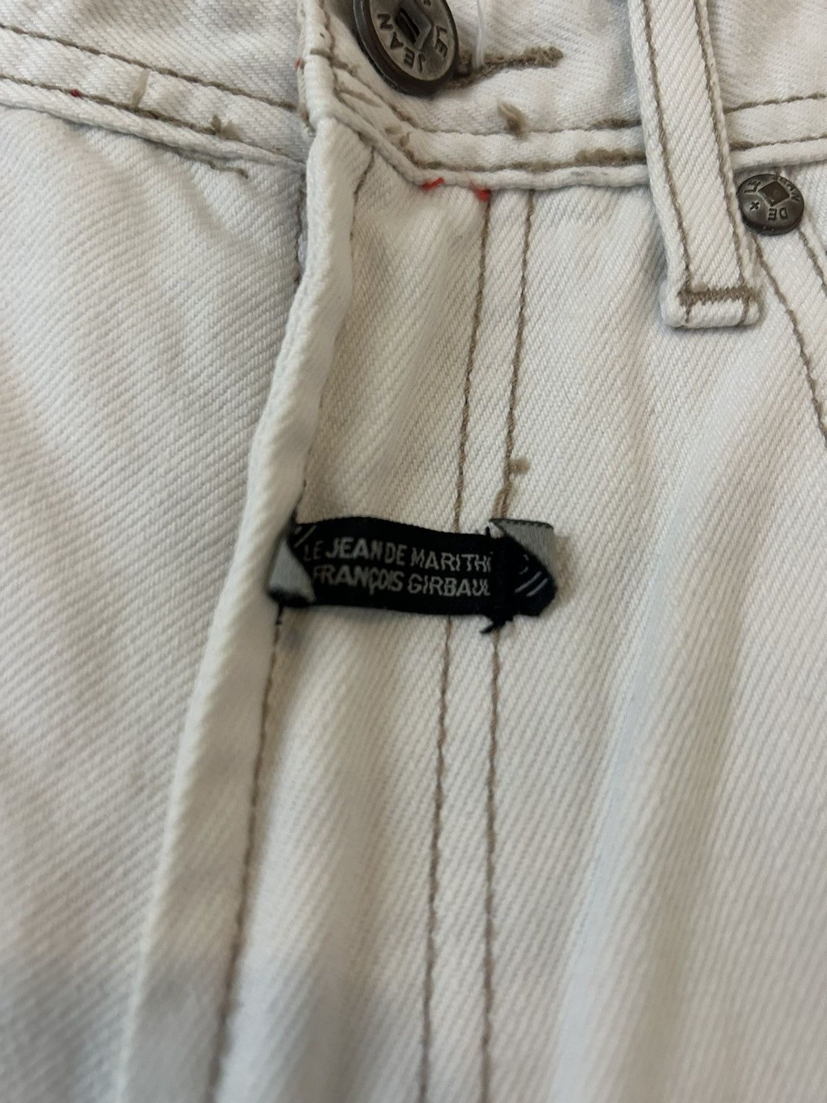 Marithe + Francois Girbaud Martine Françoise Girbaud Graphic Distressed Jeans - Size 32 Size US 32 / EU 48 - 8 Thumbnail