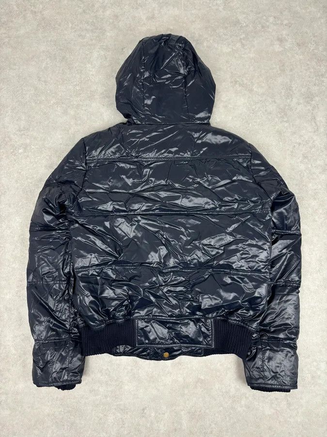Gucci AW2008 Gucci Navy Satin Hooded Puffer Bomber Jacket Size US M / EU 48-50 / 2 - 5 Thumbnail