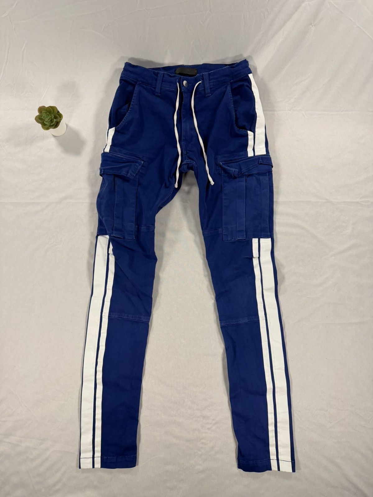 Amiri AMIRI Stack Track Skinny Fit Stretch Cotton Pants Size 28 Size US 28 / EU 44 - 1 Thumbnail