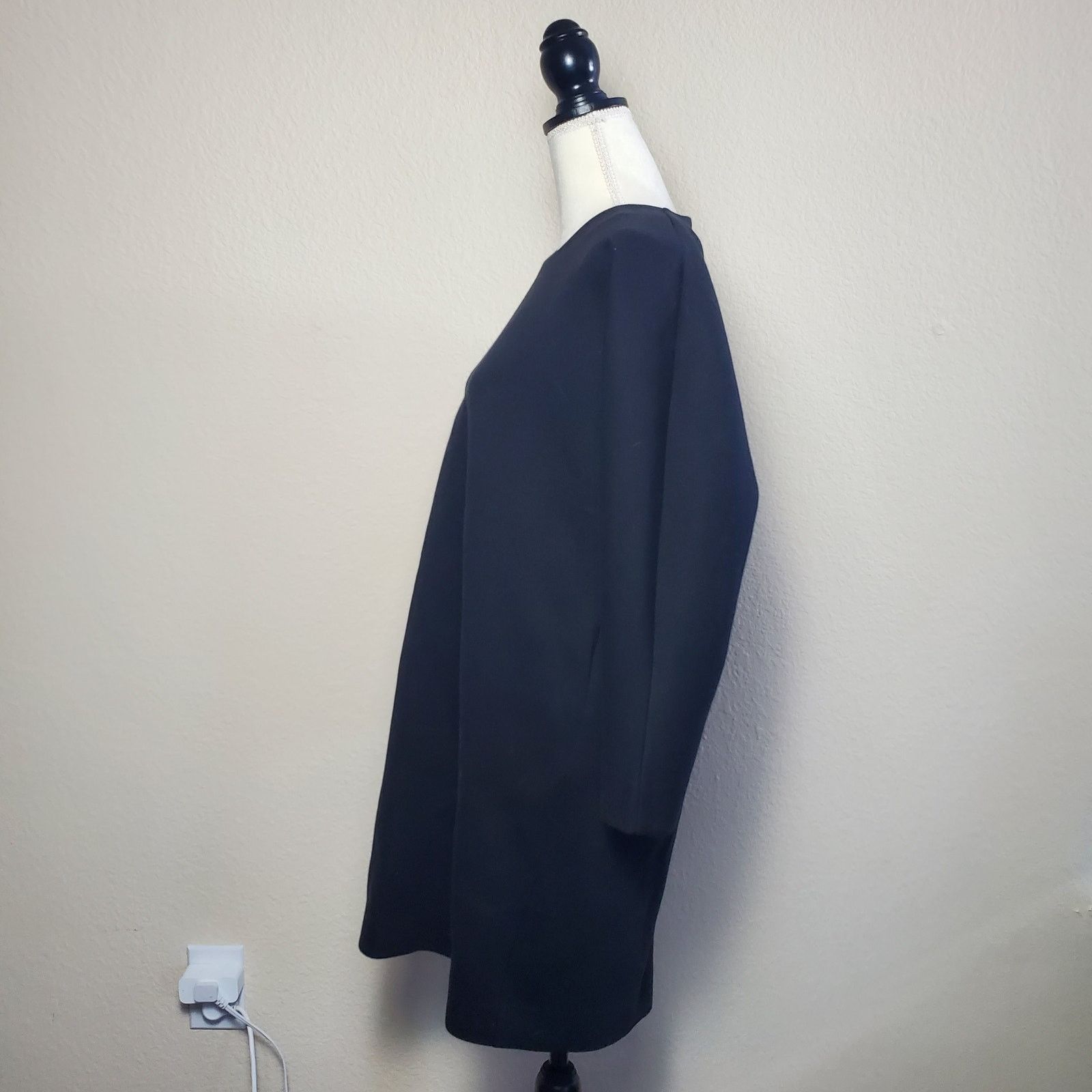 Everlane Everlane Black Mini Dress Large Size L / US 10 / IT 46 - 3 Thumbnail