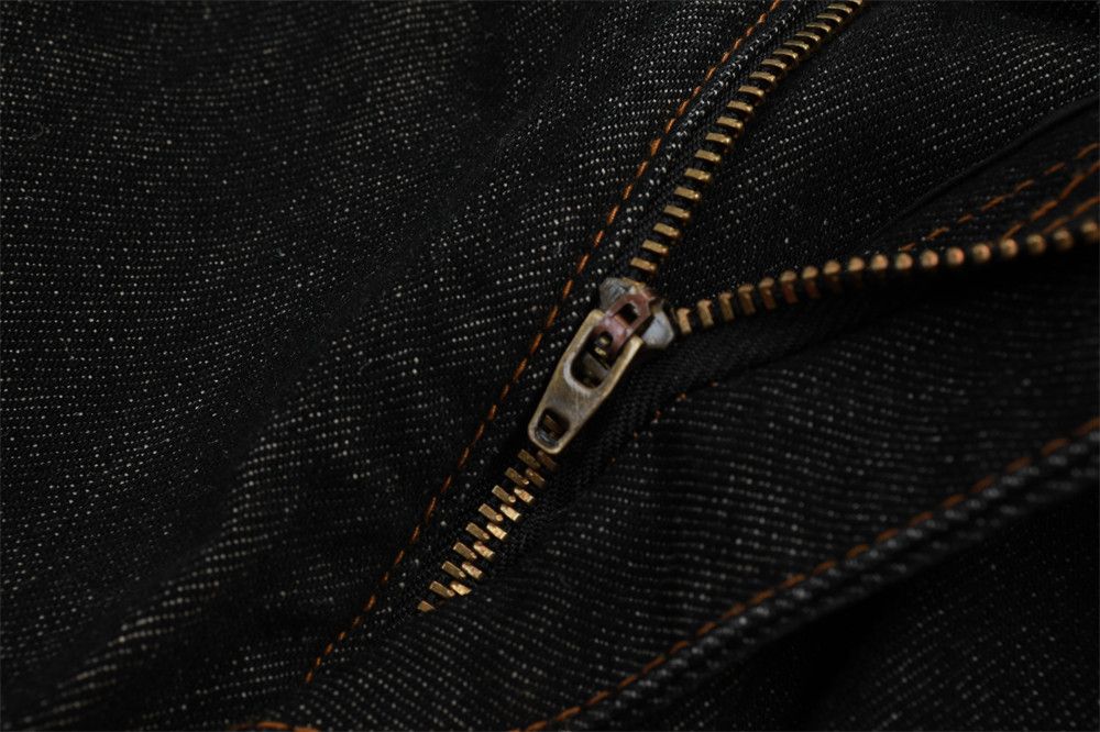 Japanese Brand × Jean Men's trendy patchwork workwear scimitar jeans Size US 32 / EU 48 - 4 Thumbnail