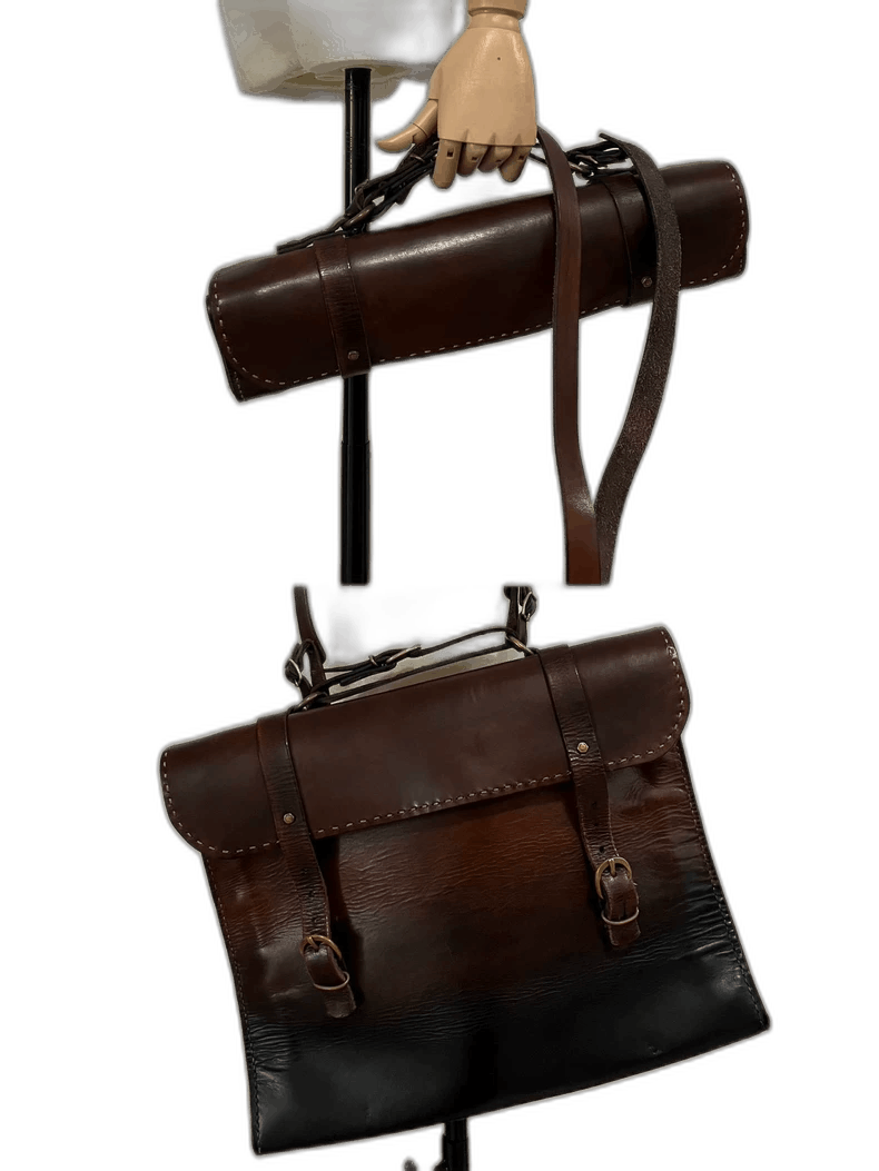 Loewe Handmade Leather Briefcase with Unique Color Gradation Size ONE SIZE - 1 Thumbnail