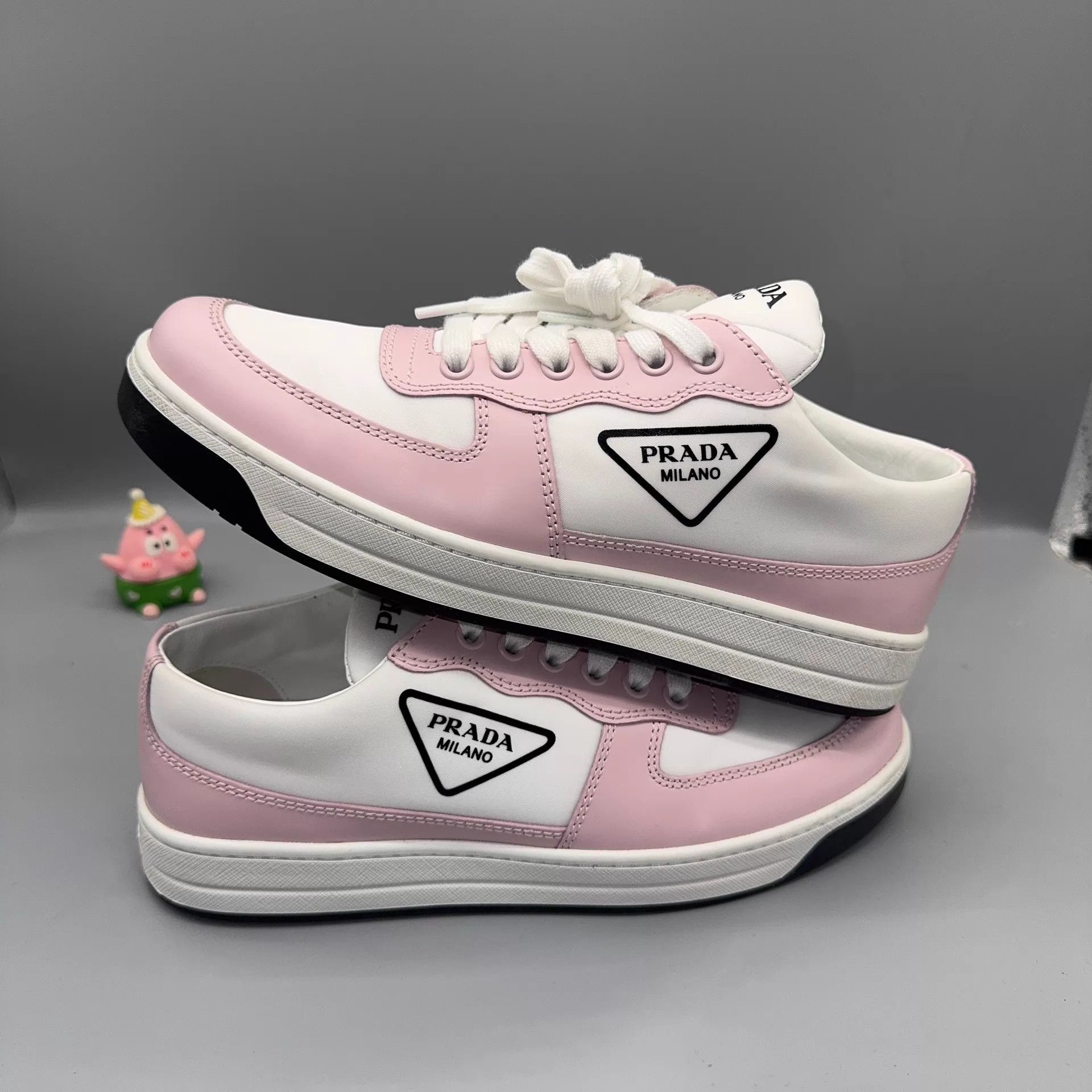 Prada PRADA Powder White Shoes 37 Near New Size US 6.5 / IT 36.5 - 6 Thumbnail