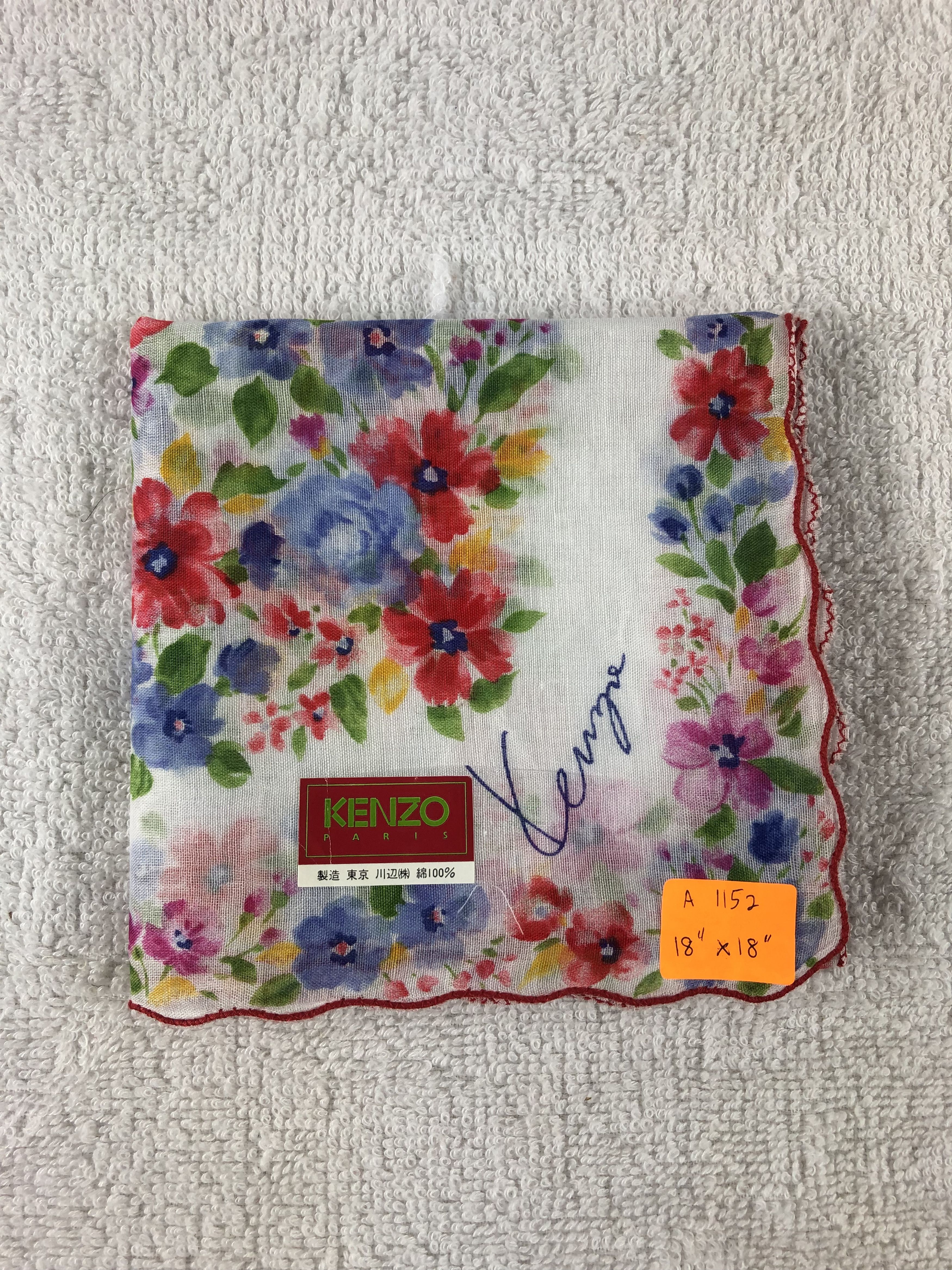 Kenzo × Vintage Kenzo Handkerchief / Bandana / Neckerchief Size ONE SIZE - 6 Thumbnail