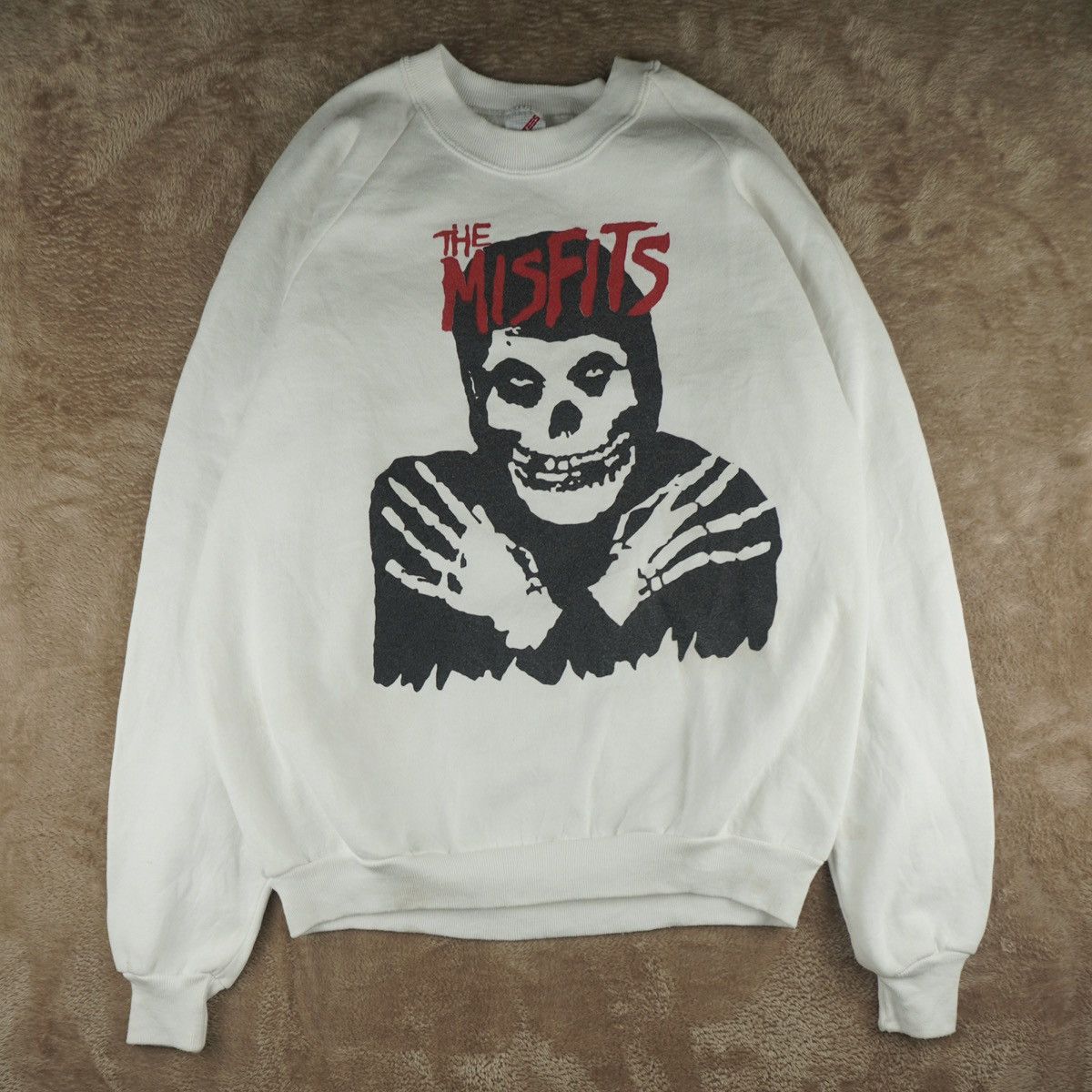 Band Tees Vtg 90s Misfits Big Logo Sleeve Rock Band Mens Crew Metal Size US XL / EU 56 / 4 - 2 Thumbnail