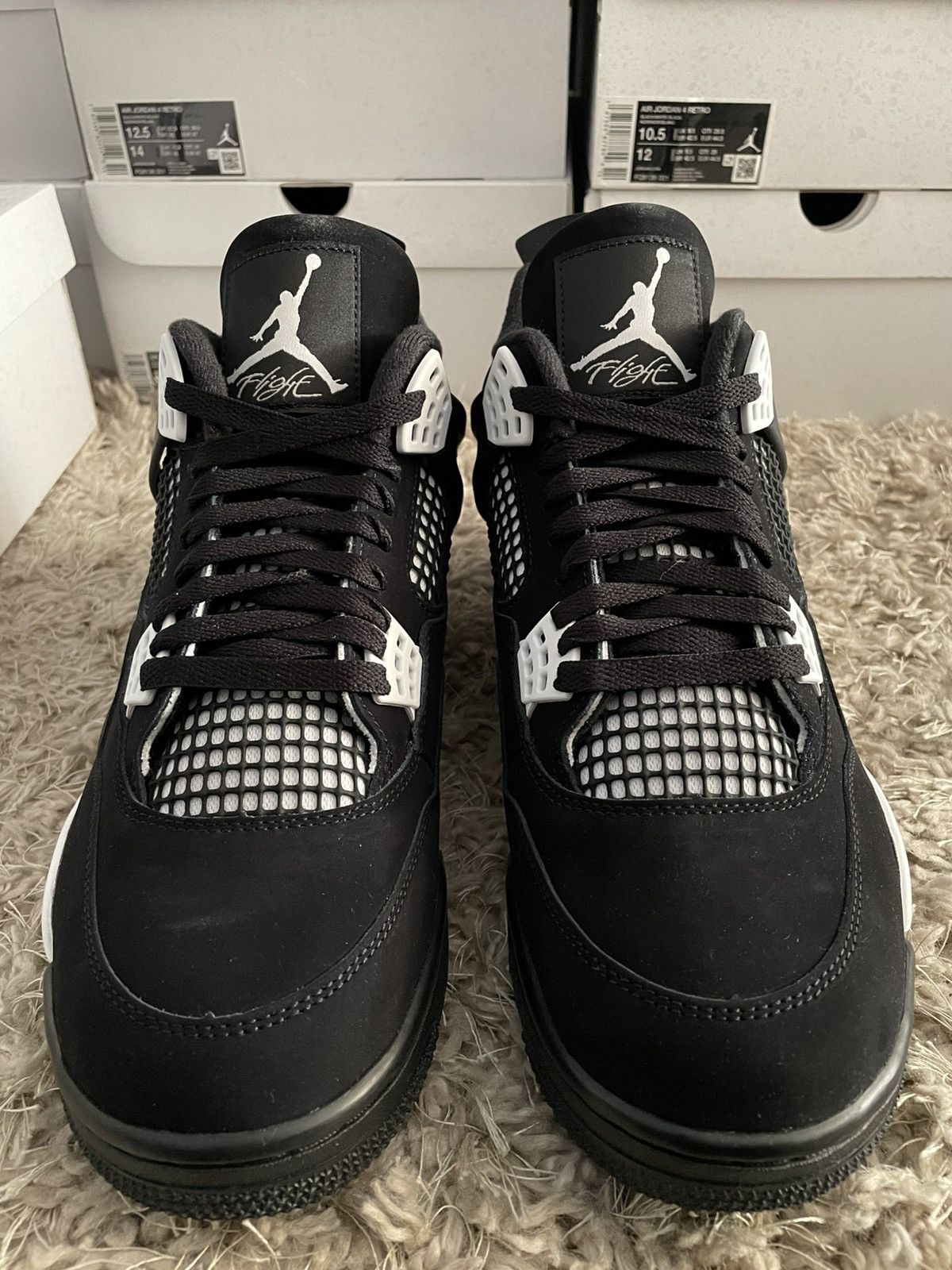 Jordan Brand Jordan 4 White Thunder Size US 11.5 / EU 44-45 - 4 Thumbnail