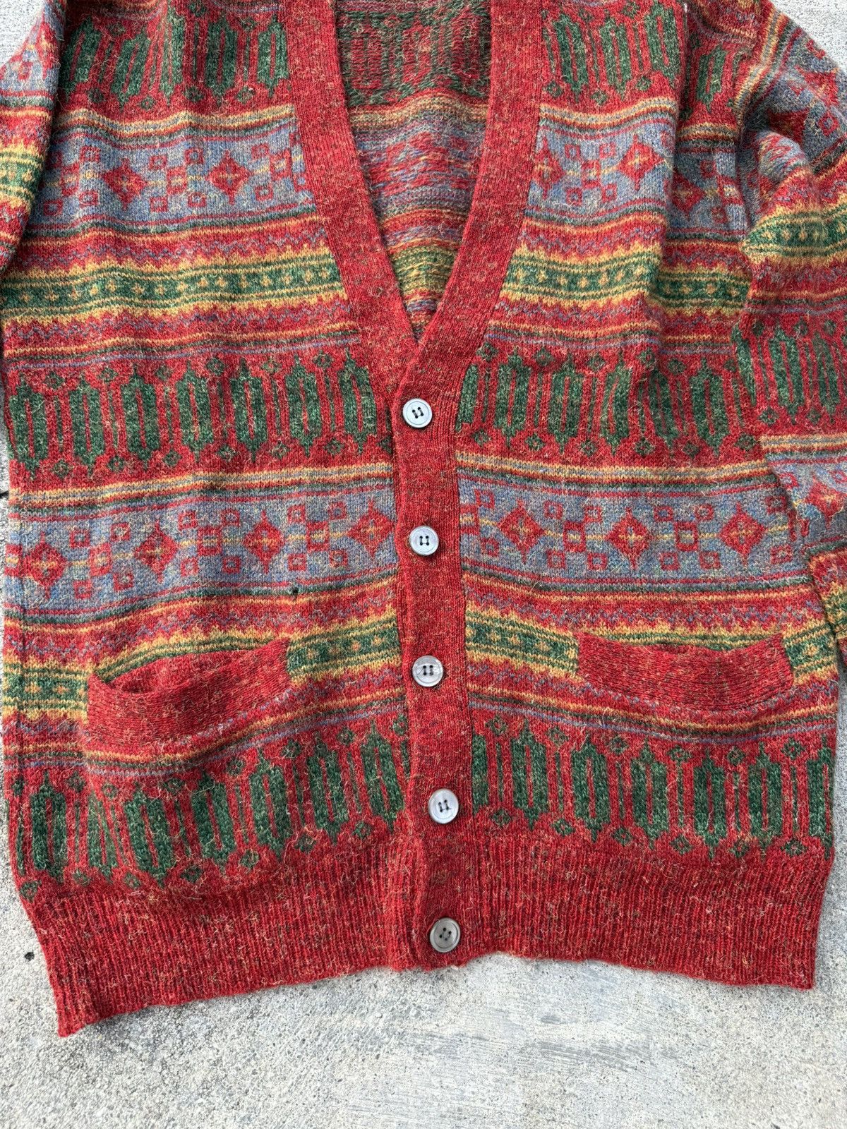 BIGI VINTAGE BIGI JAPAN WOOL PSYCHEDELIC RAVE GORP GRUNGE WACKO Size US S / EU 44-46 / 1 - 3 Thumbnail
