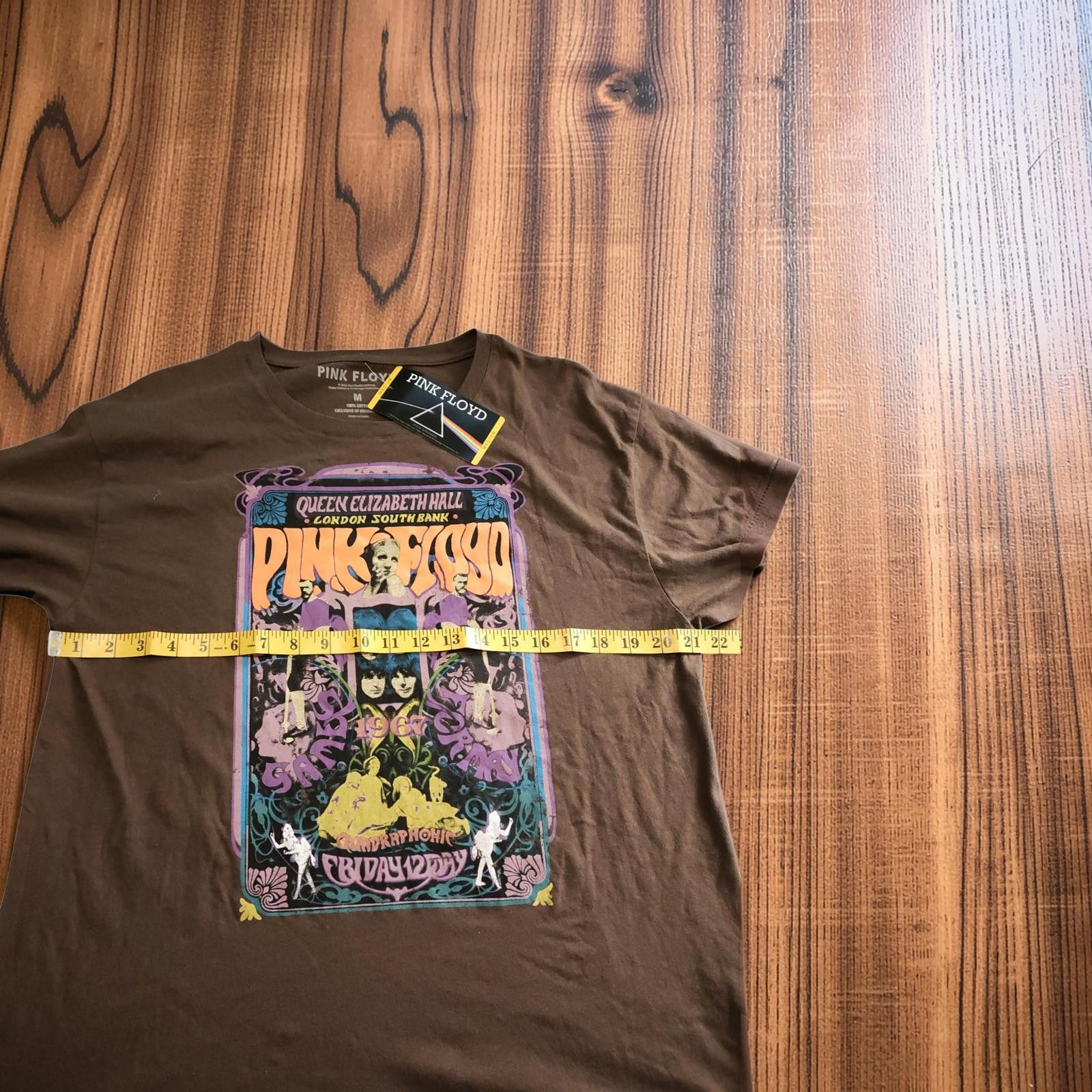 Pink Floyd Official Pink Floyd Mocha Brown Graphic Tee Size Medium Size ONE SIZE - 6 Thumbnail