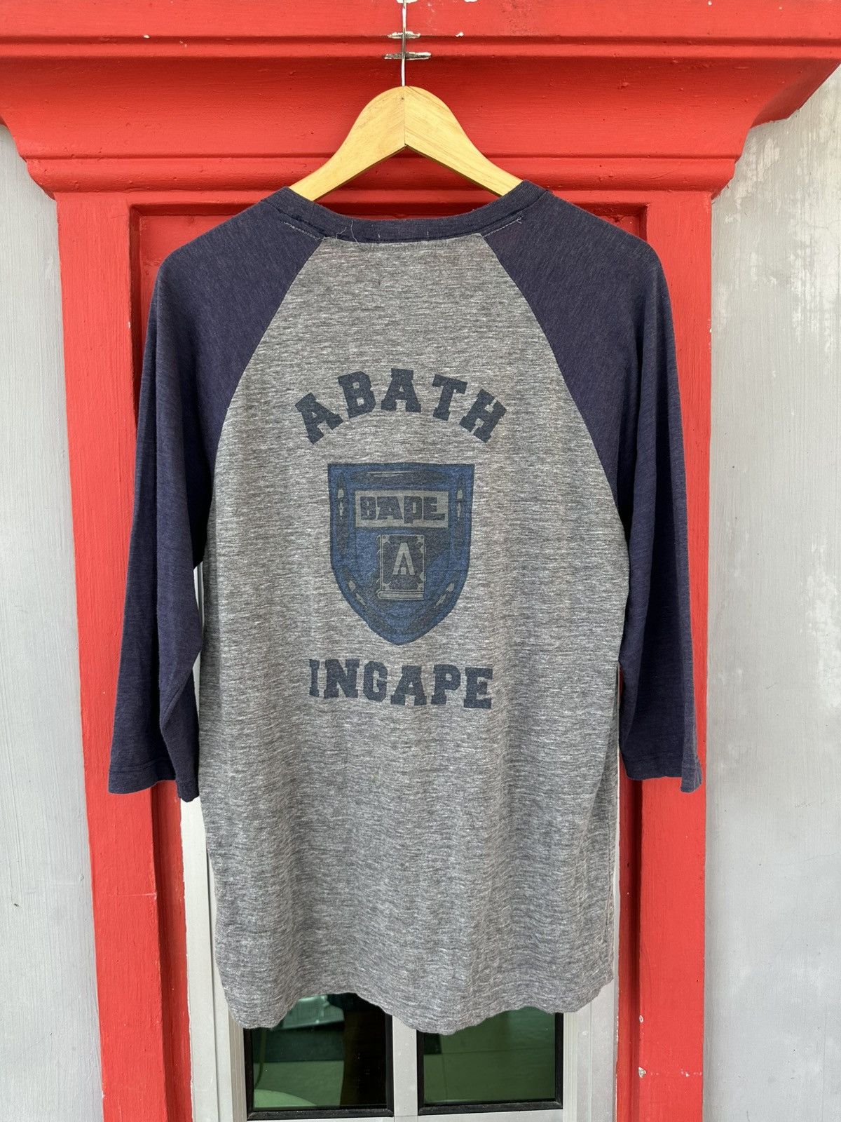 Bape Vintage Bape University Raglan Tee Size US L / EU 52-54 / 3 - 2 Thumbnail