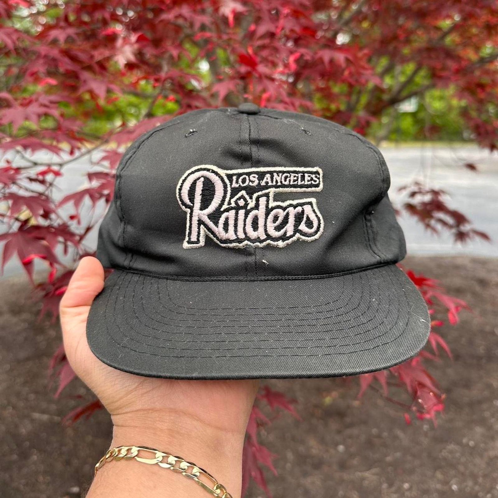 NFL × Vintage Vintage Los Angeles Raiders SnapBack Hat Size ONE SIZE - 1 Thumbnail